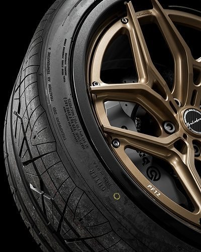 Nitto Invo 245 35 ZR21 96W 3D model 2
