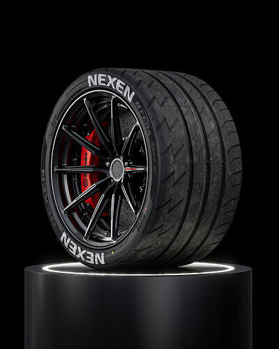Nexen N Fera Sport R 315 30 ZR18 98W 3D model