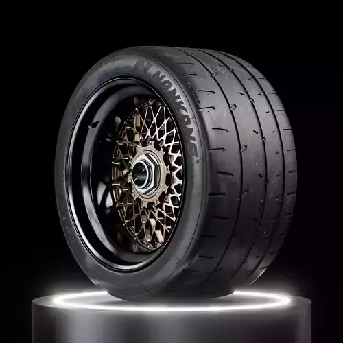 Nankang SemiSlick Sportnex CR1 315 30 R18 3D model