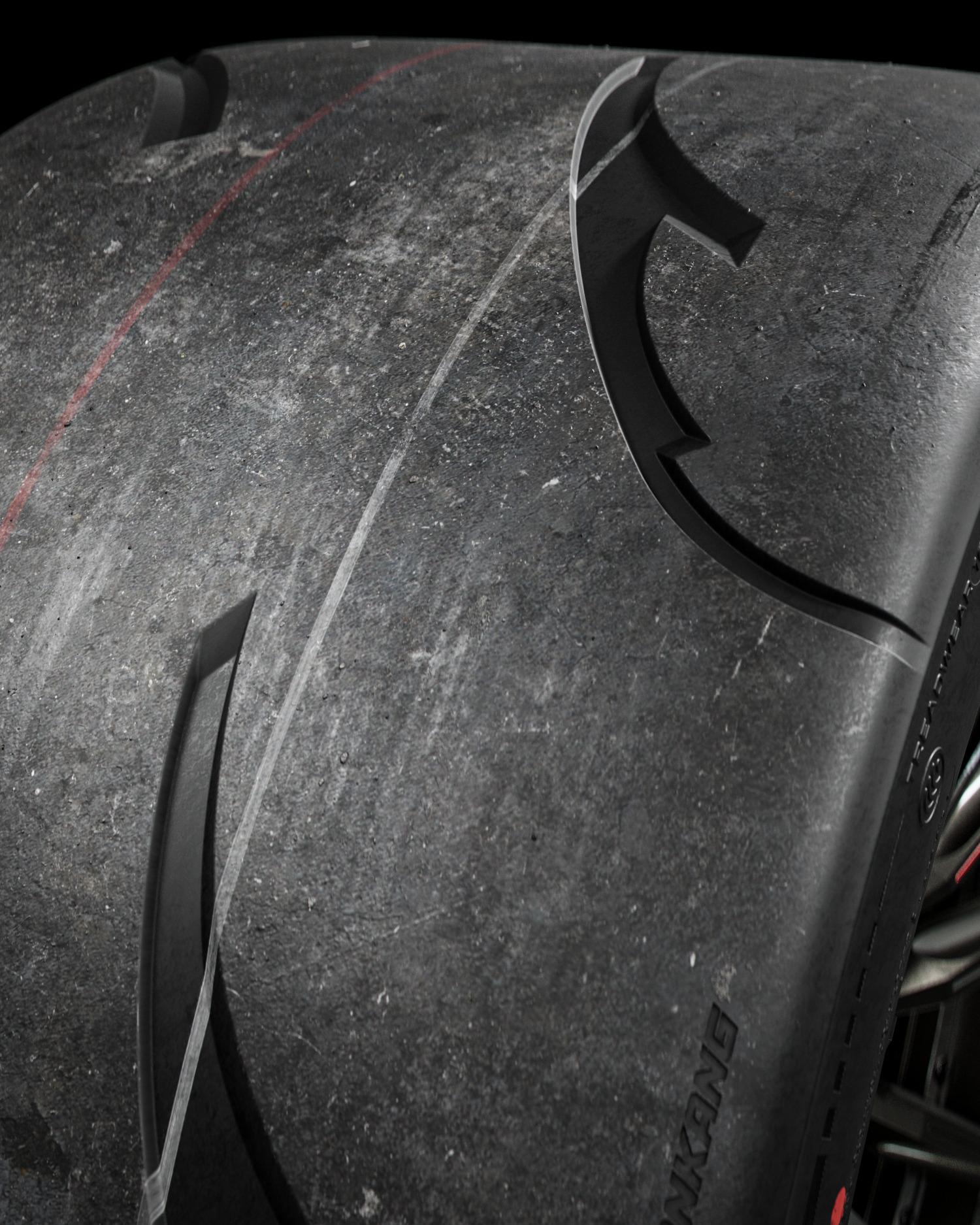 Nankang SemiSlick Sportnex AR1 325 30 R19 3D model_1