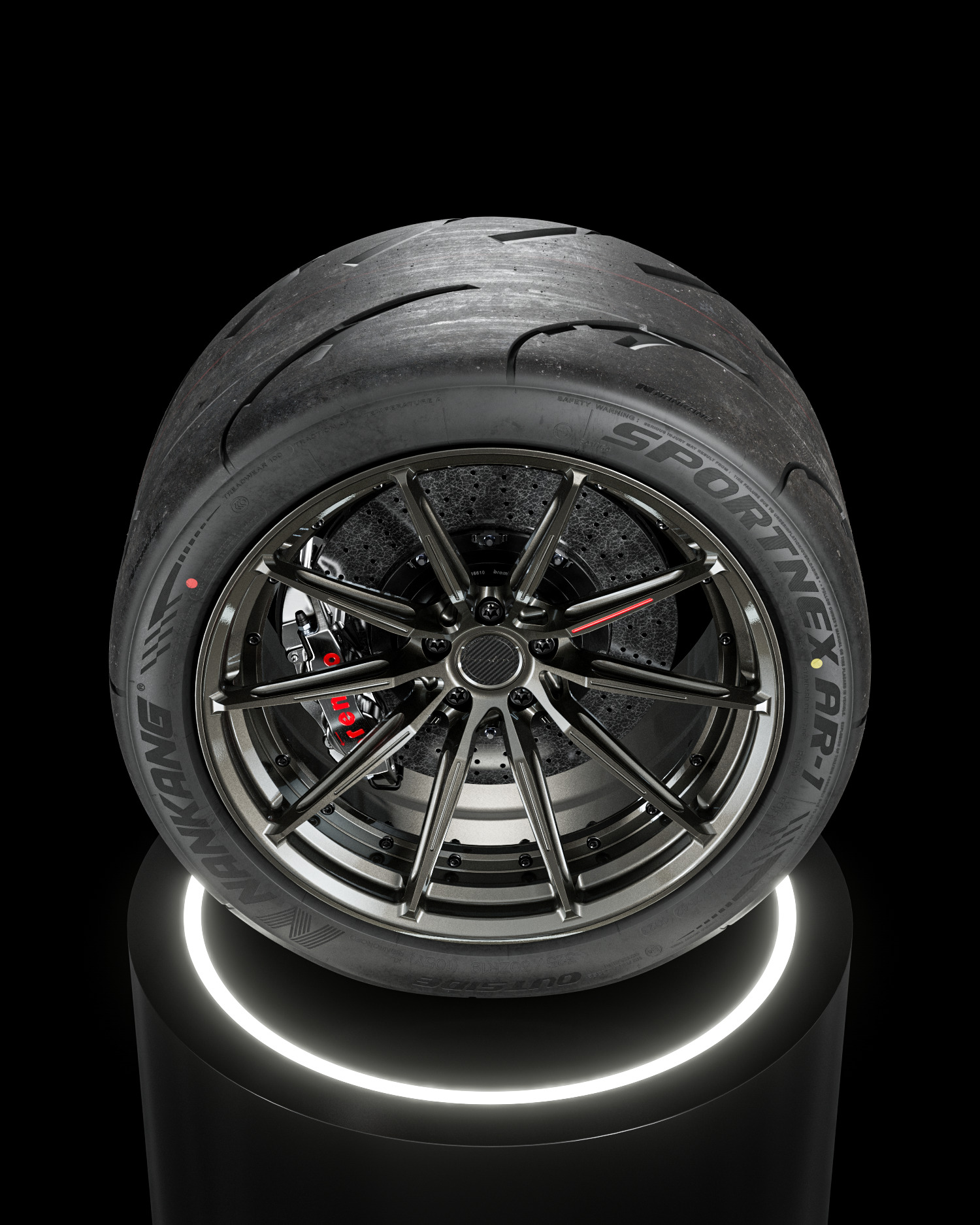 Nankang SemiSlick Sportnex AR1 325 30 R19 3D model_15