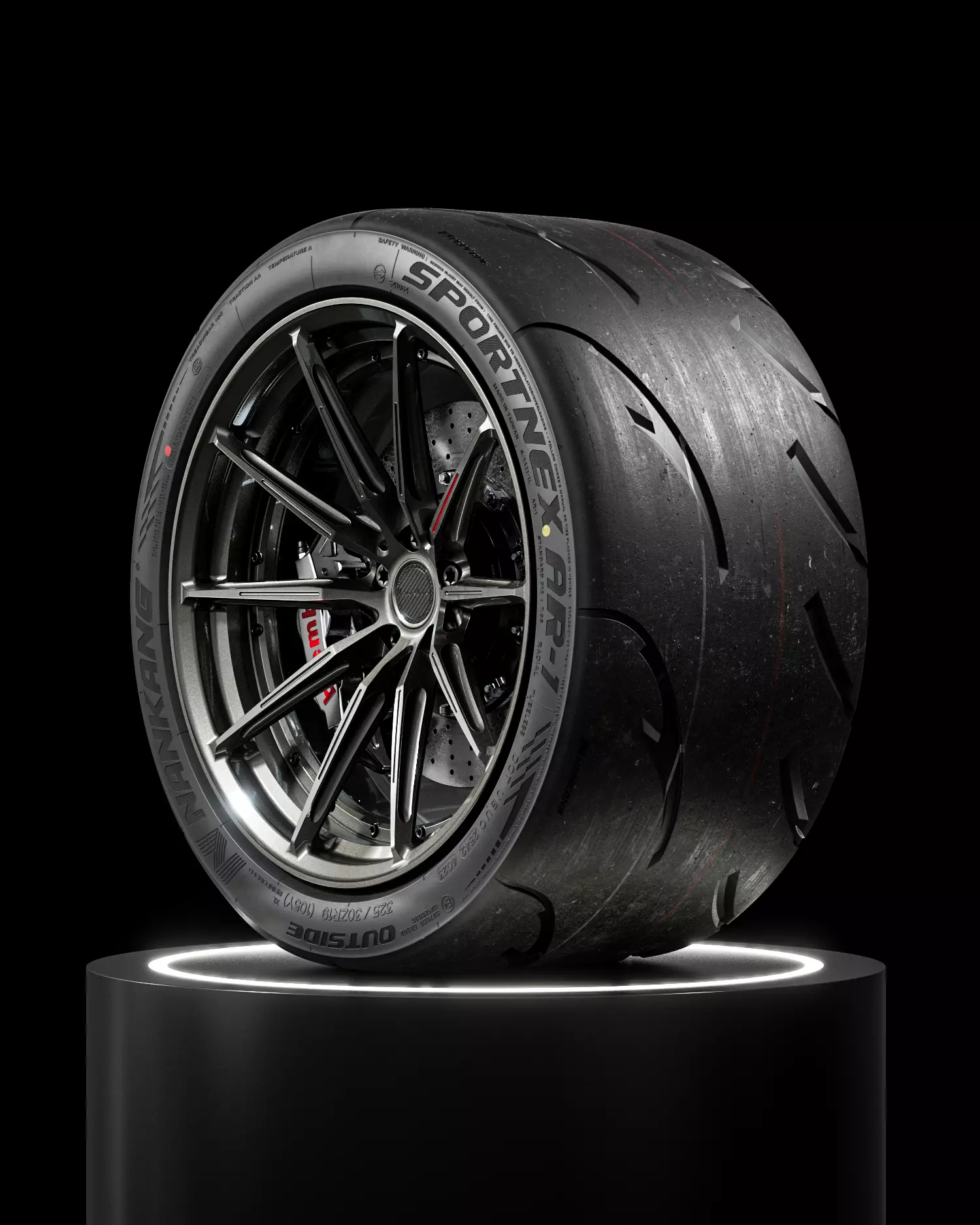 Nankang SemiSlick Sportnex AR1 325 30 R19 3D model_0