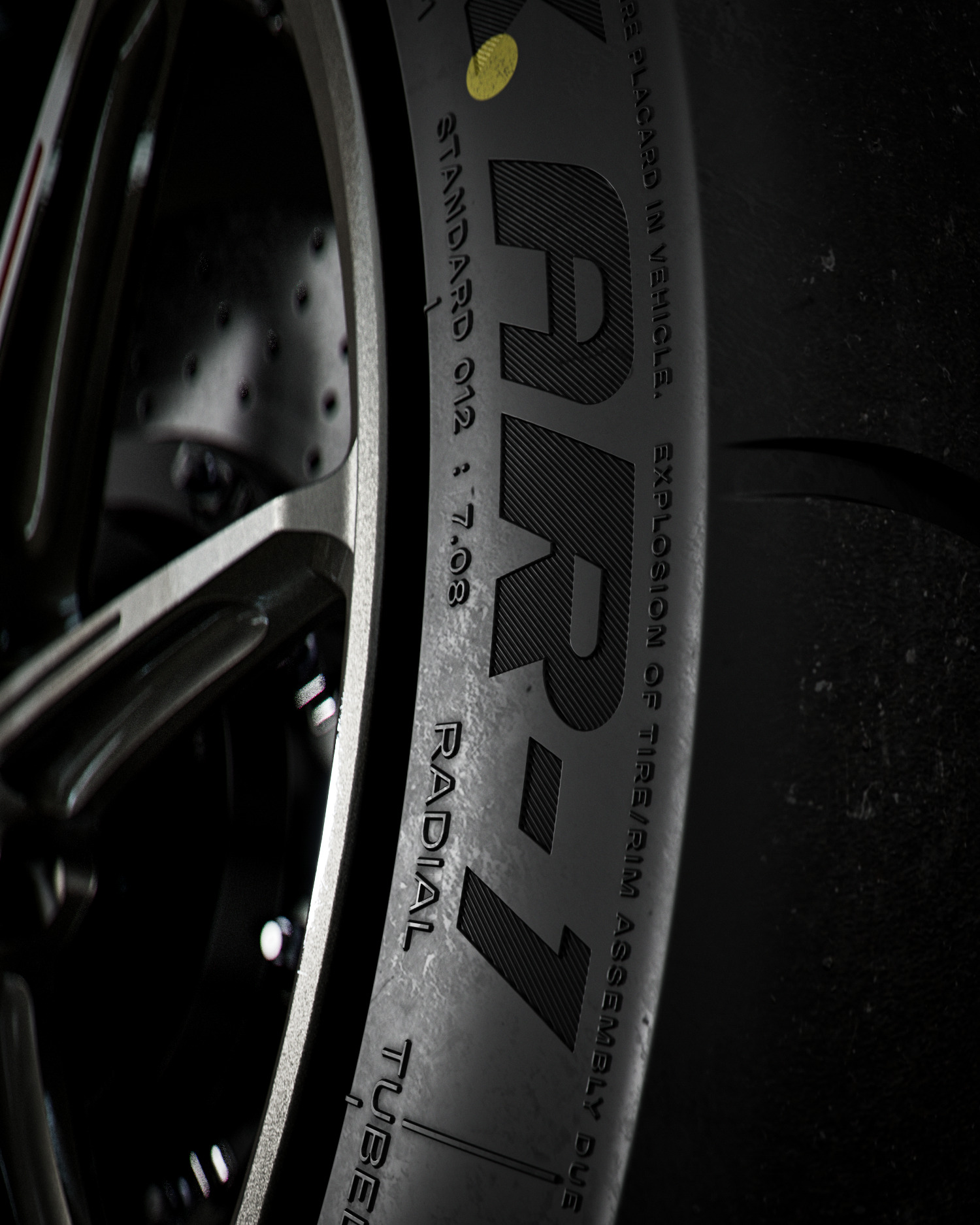 Nankang SemiSlick Sportnex AR1 325 30 R19 3D model_7