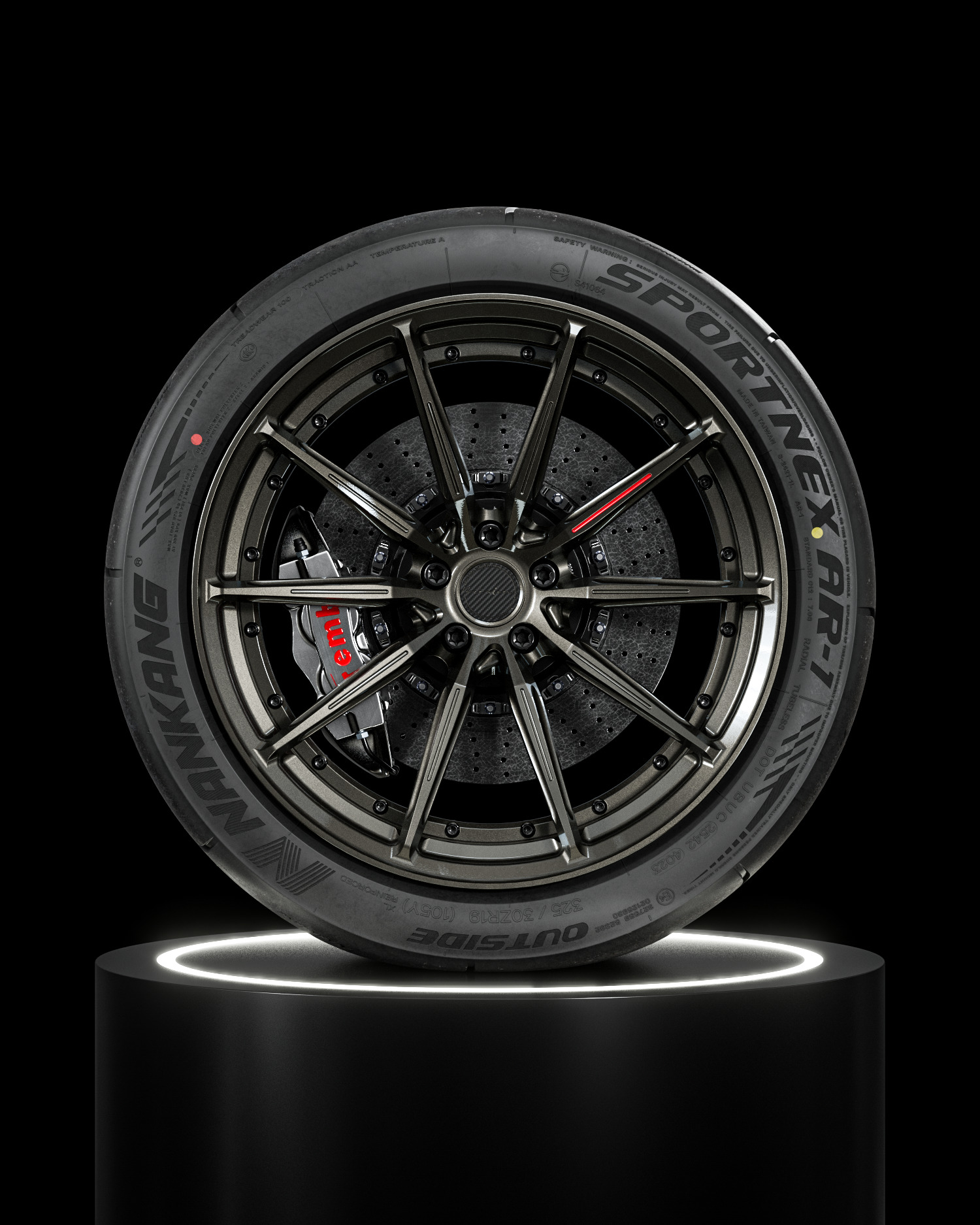 Nankang SemiSlick Sportnex AR1 325 30 R19 3D model_13