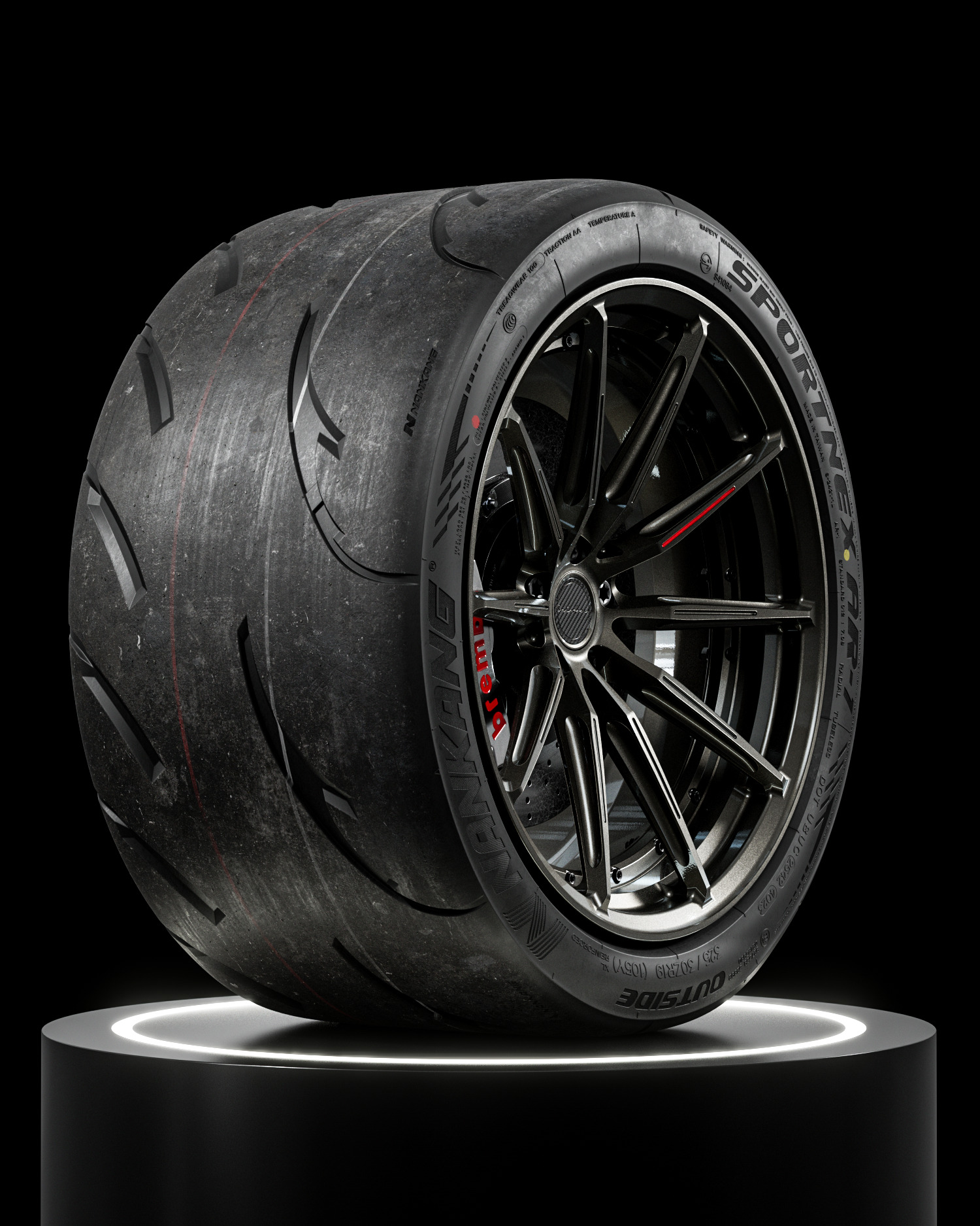 Nankang SemiSlick Sportnex AR1 325 30 R19 3D model_8
