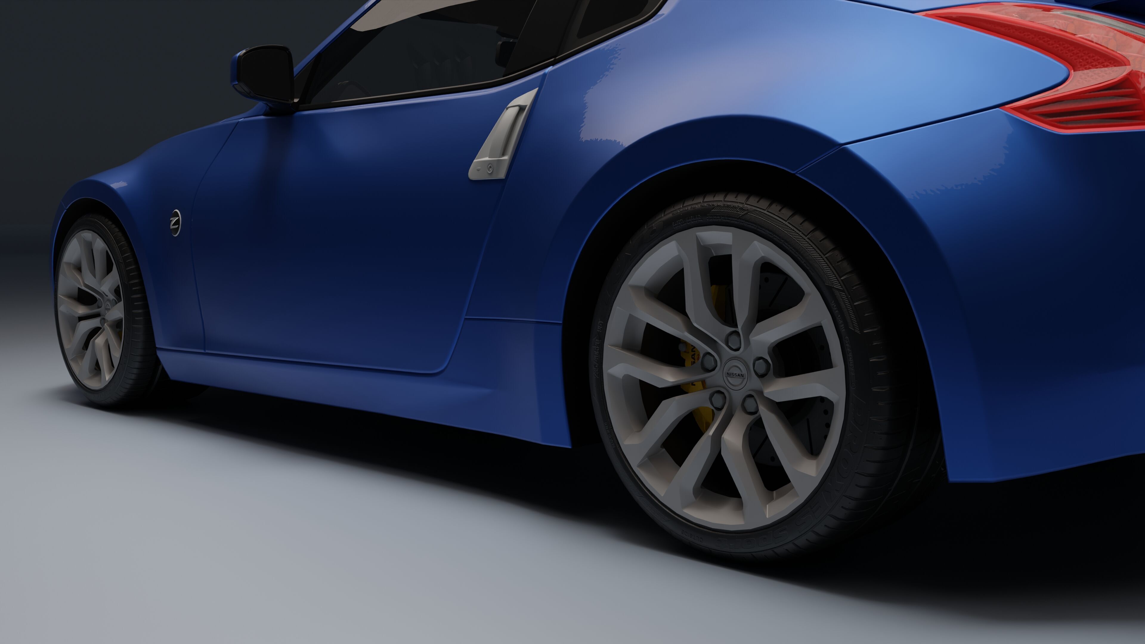 Nissan 370Z Low-poly 3D model_22