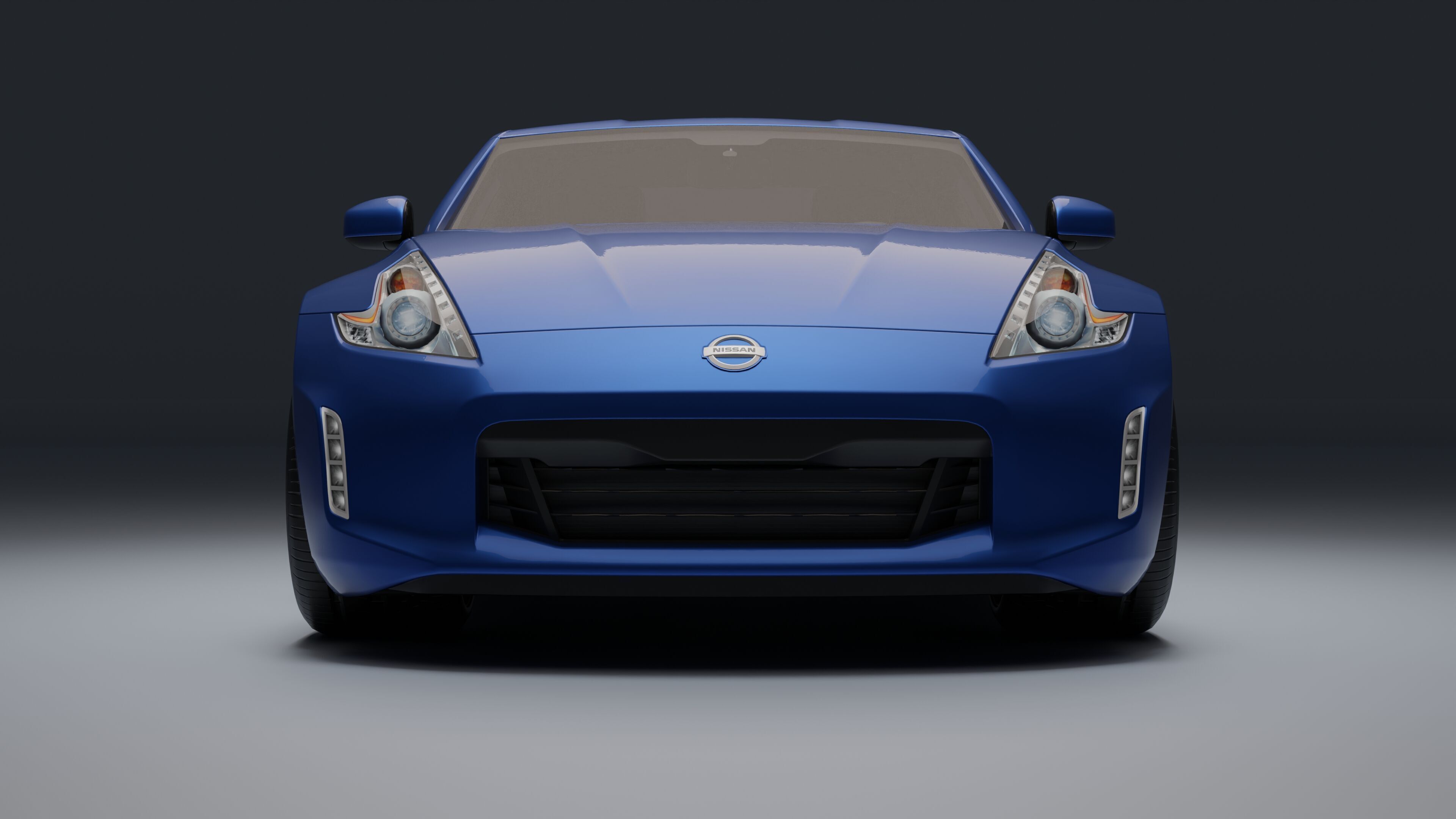 Nissan 370Z Low-poly 3D model_23