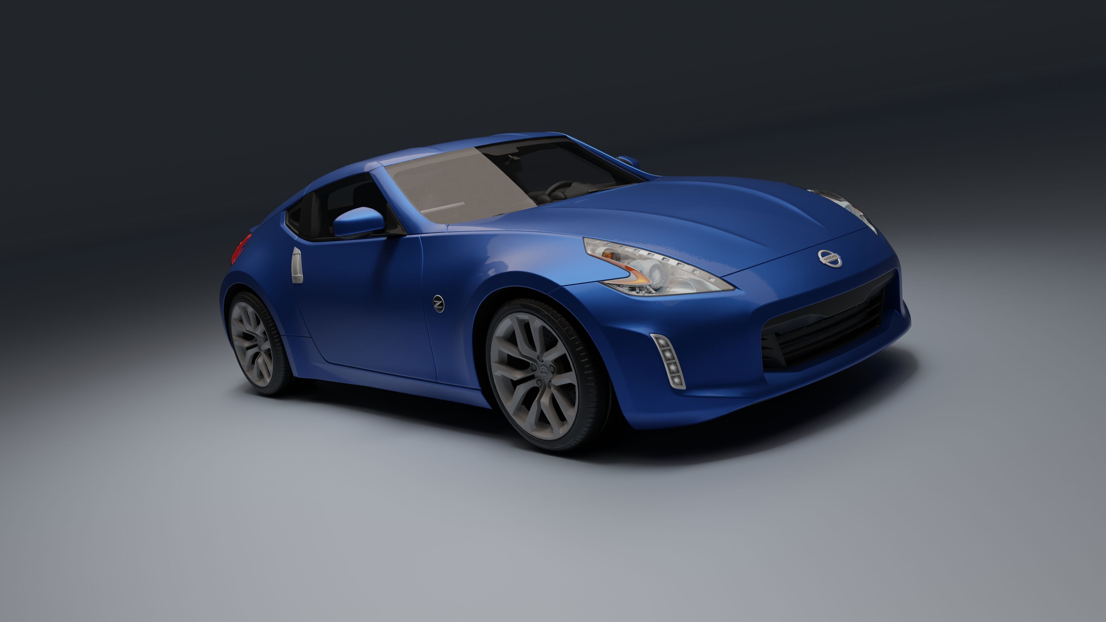 Nissan 370Z Low-poly 3D model_30