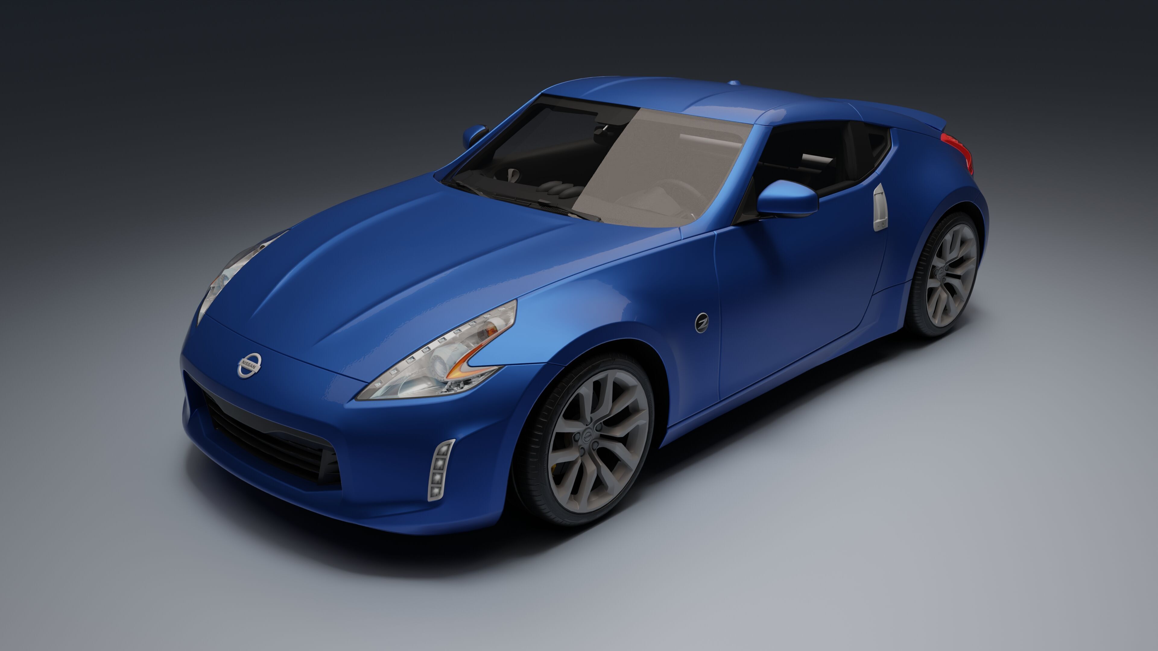 Nissan 370Z Low-poly 3D model_5