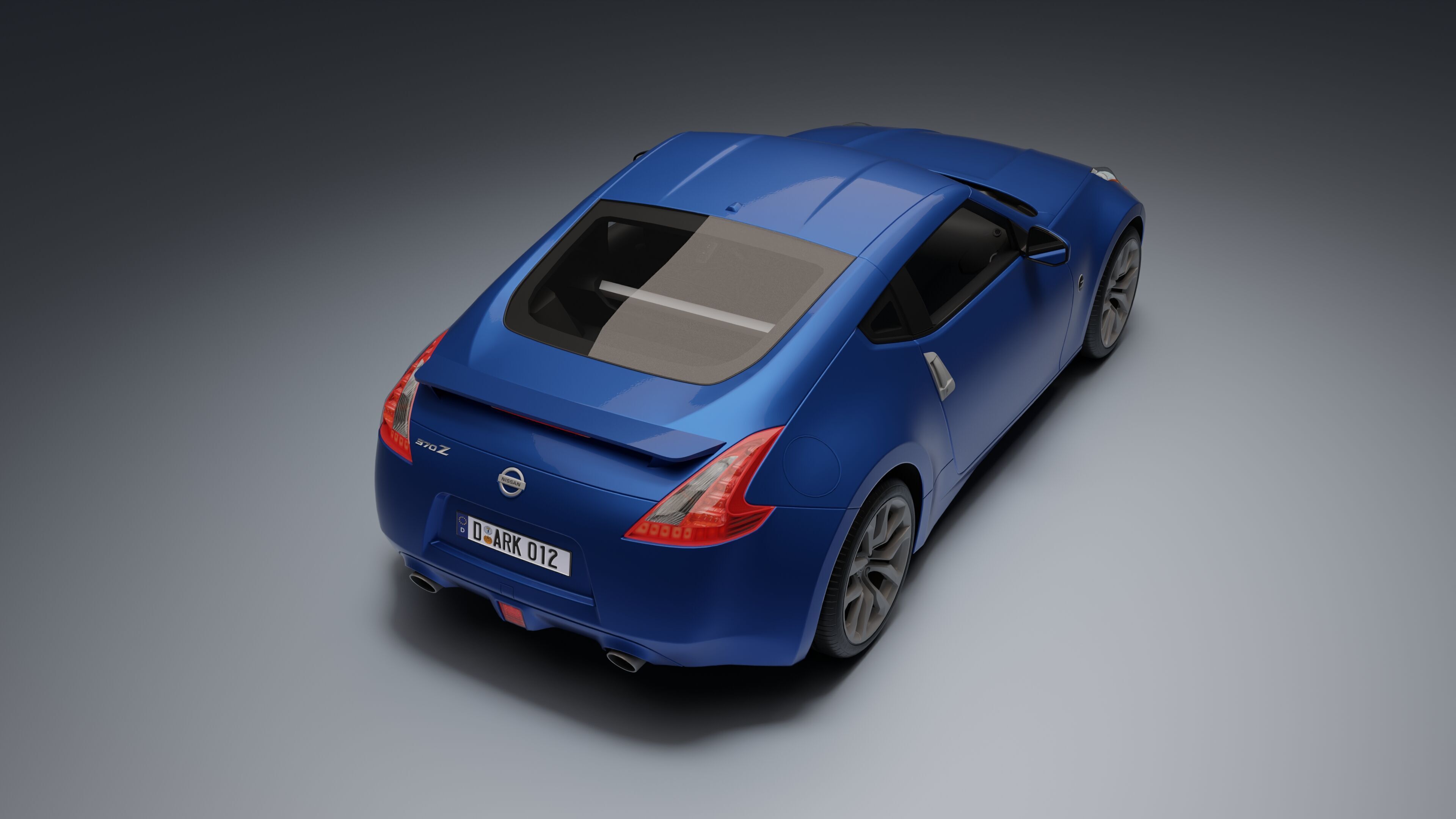 Nissan 370Z Low-poly 3D model_16