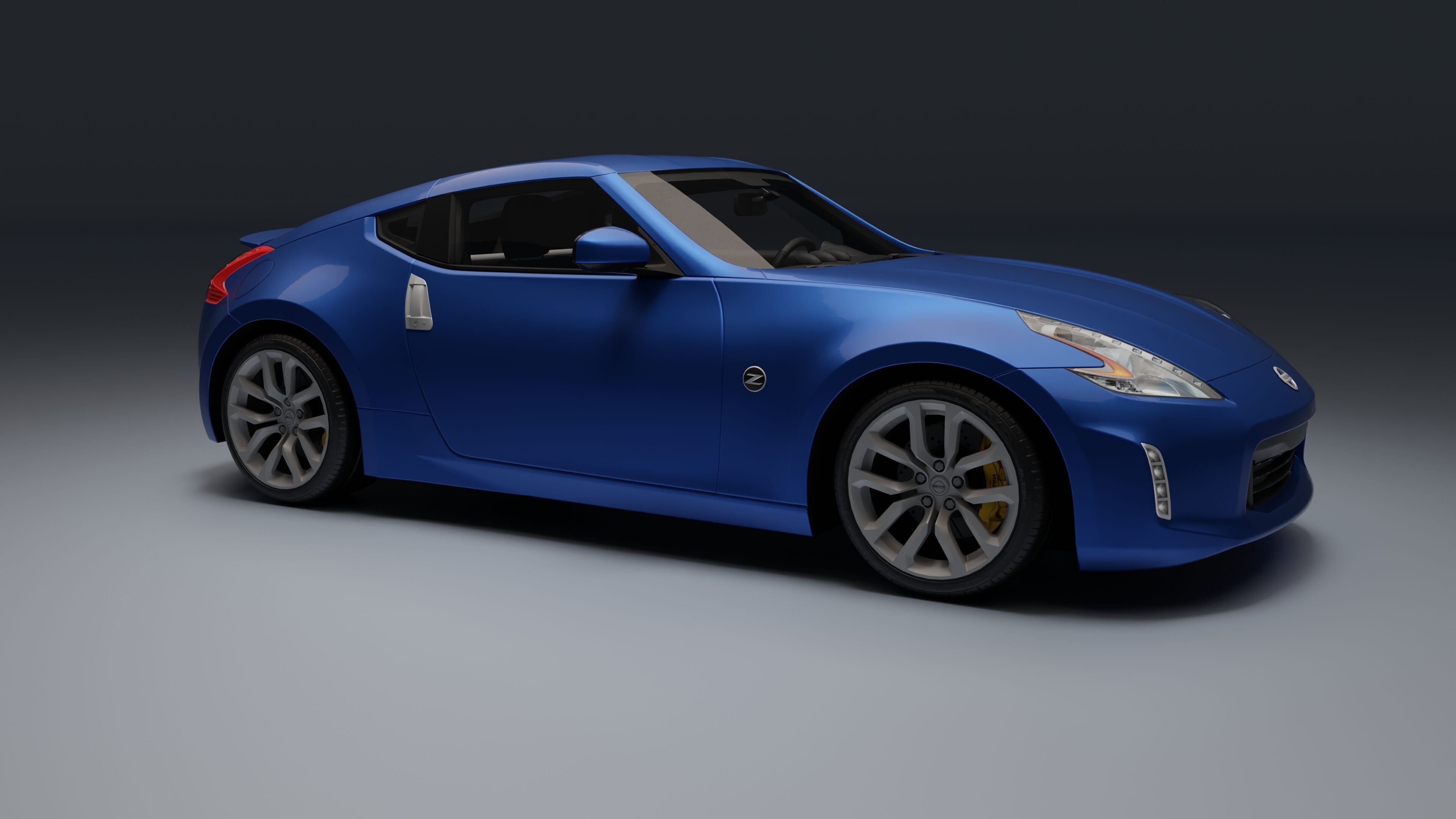 Nissan 370Z Low-poly 3D model_2