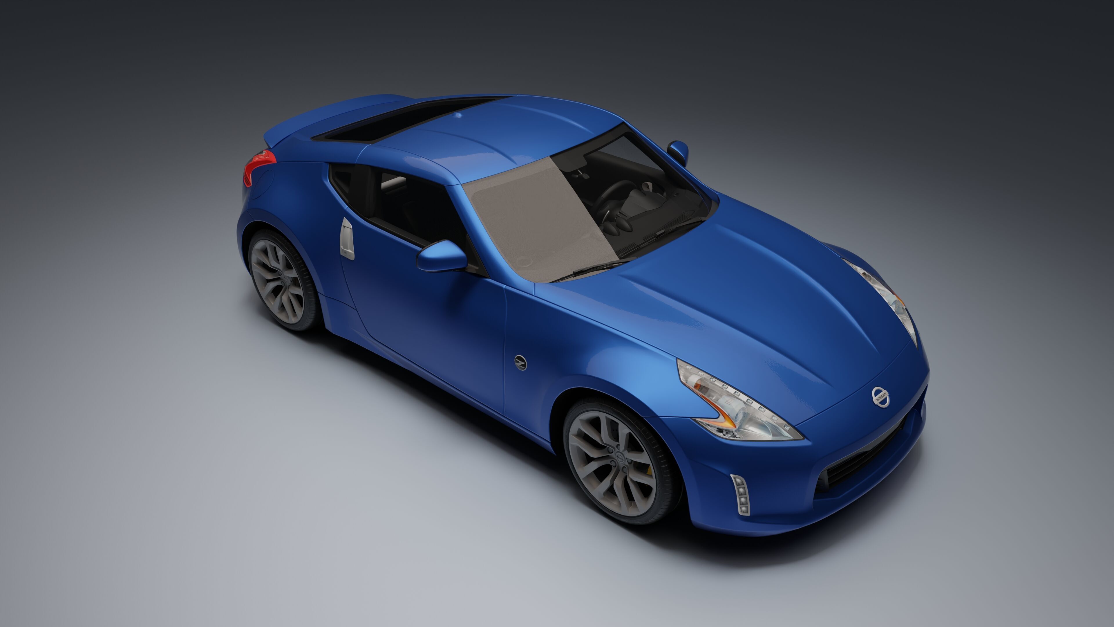 Nissan 370Z Low-poly 3D model_18