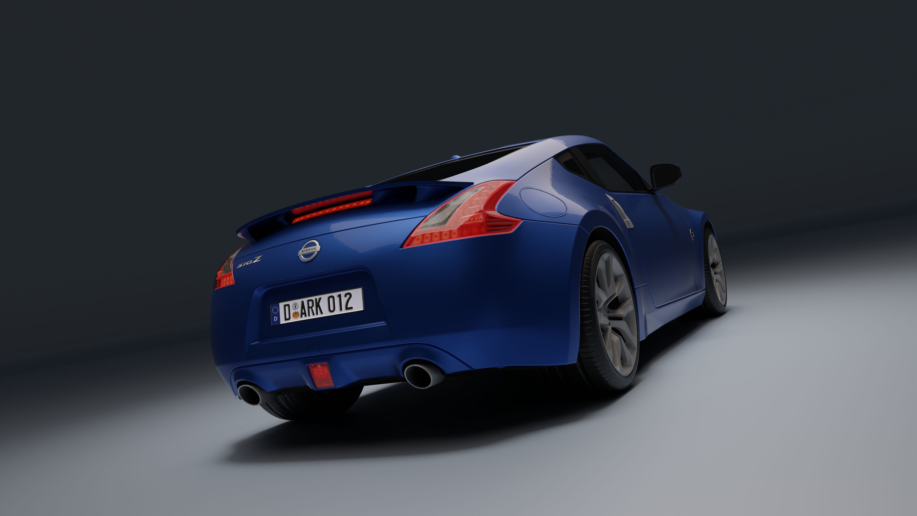 Nissan 370Z Low-poly 3D model_28