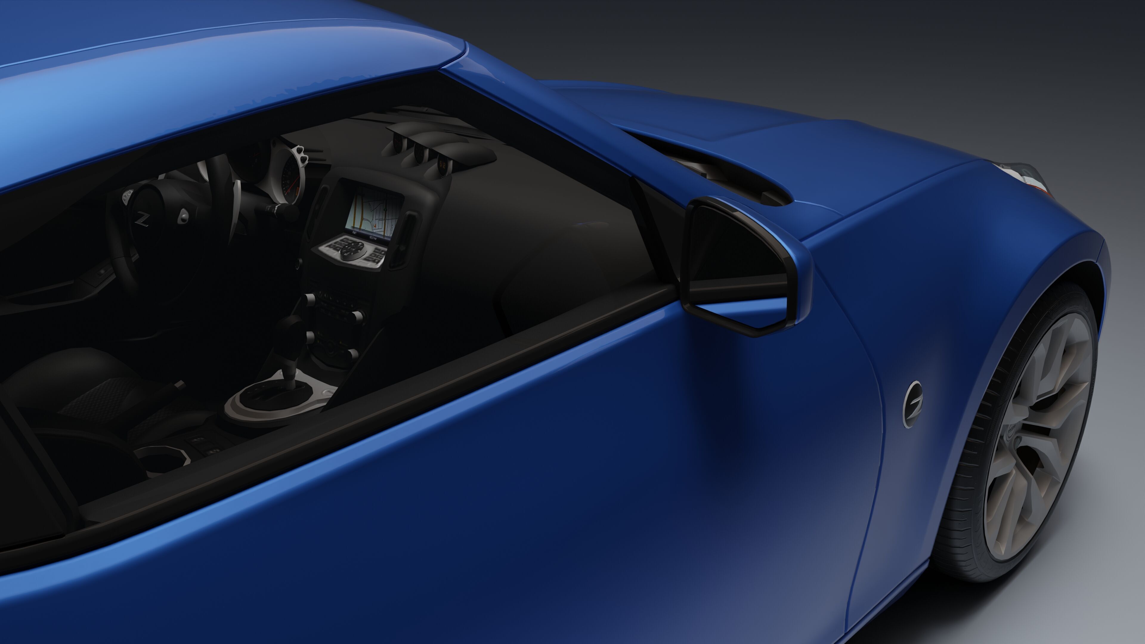 Nissan 370Z Low-poly 3D model_15