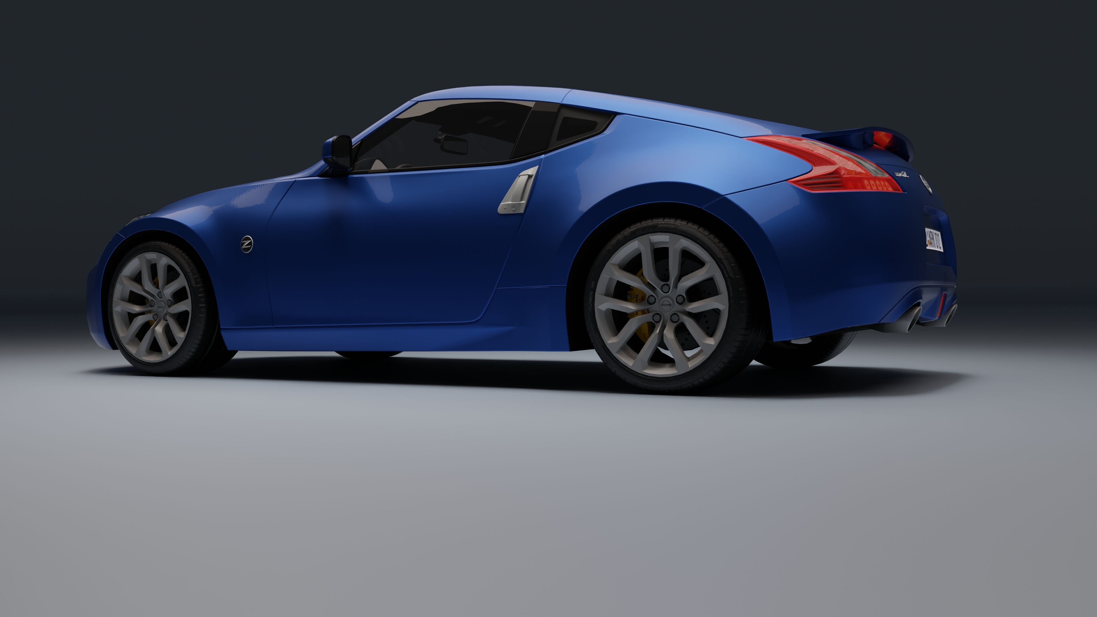 Nissan 370Z Low-poly 3D model_8