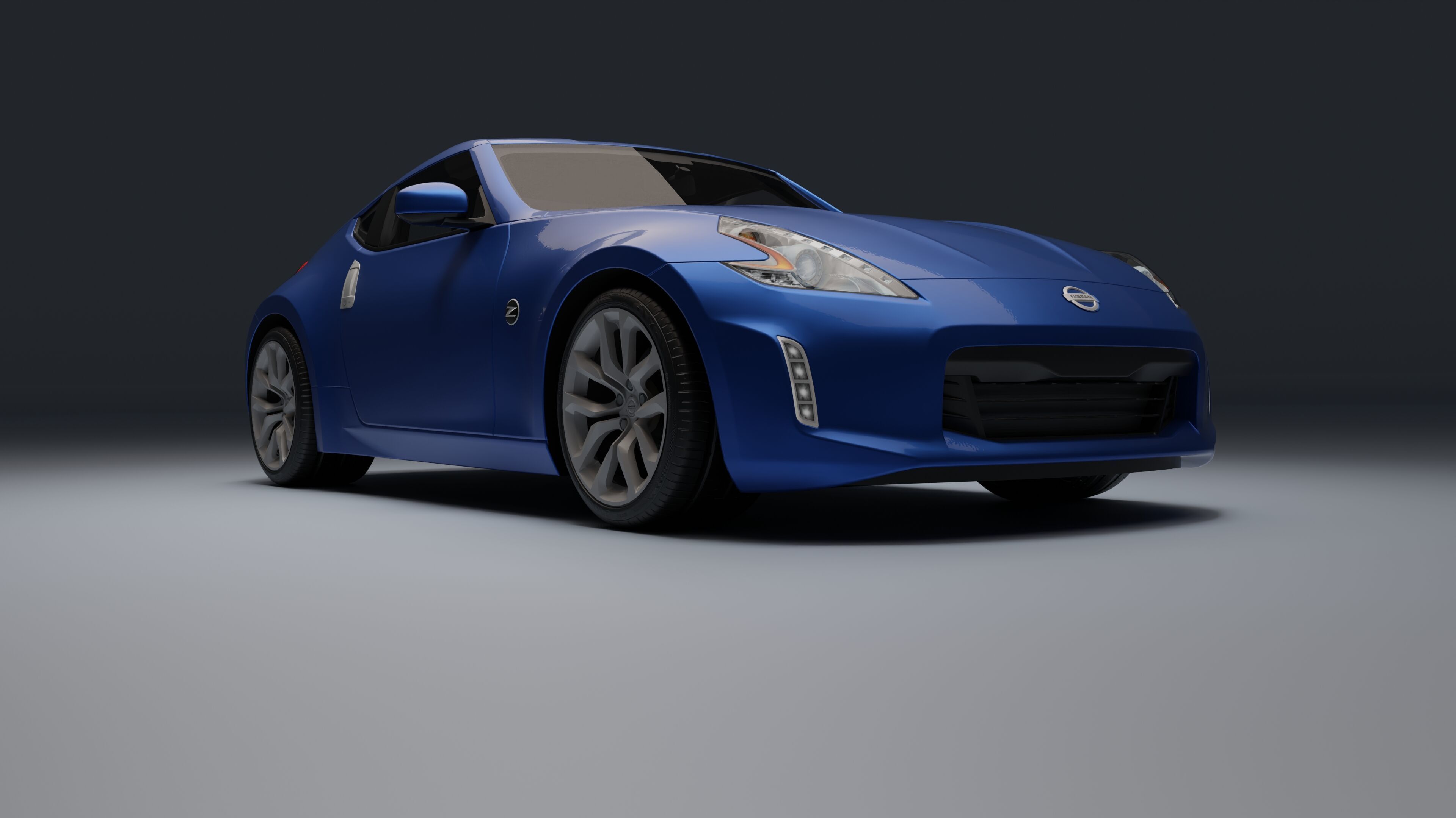 Nissan 370Z Low-poly 3D model_9