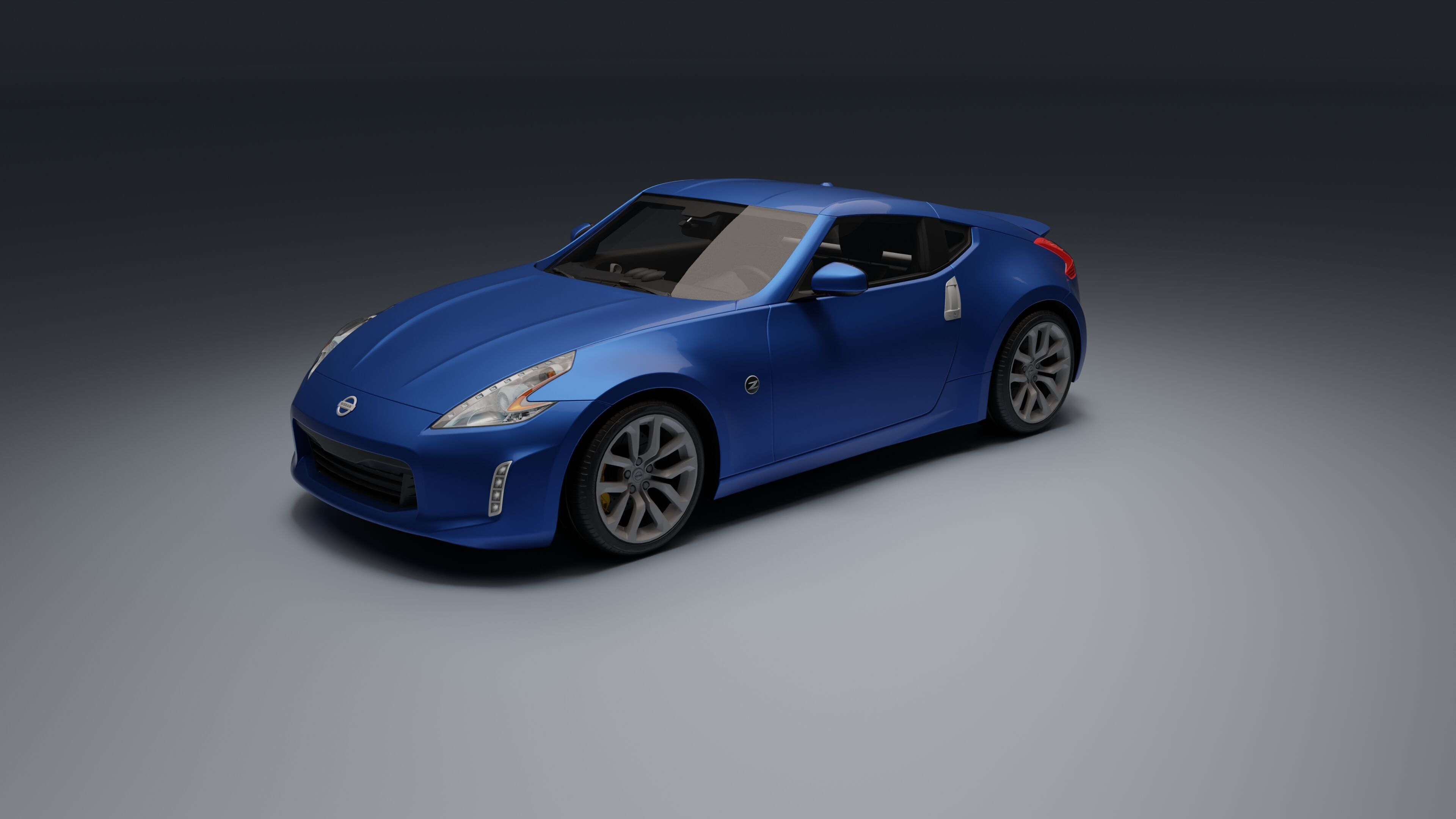 Nissan 370Z Low-poly 3D model_12