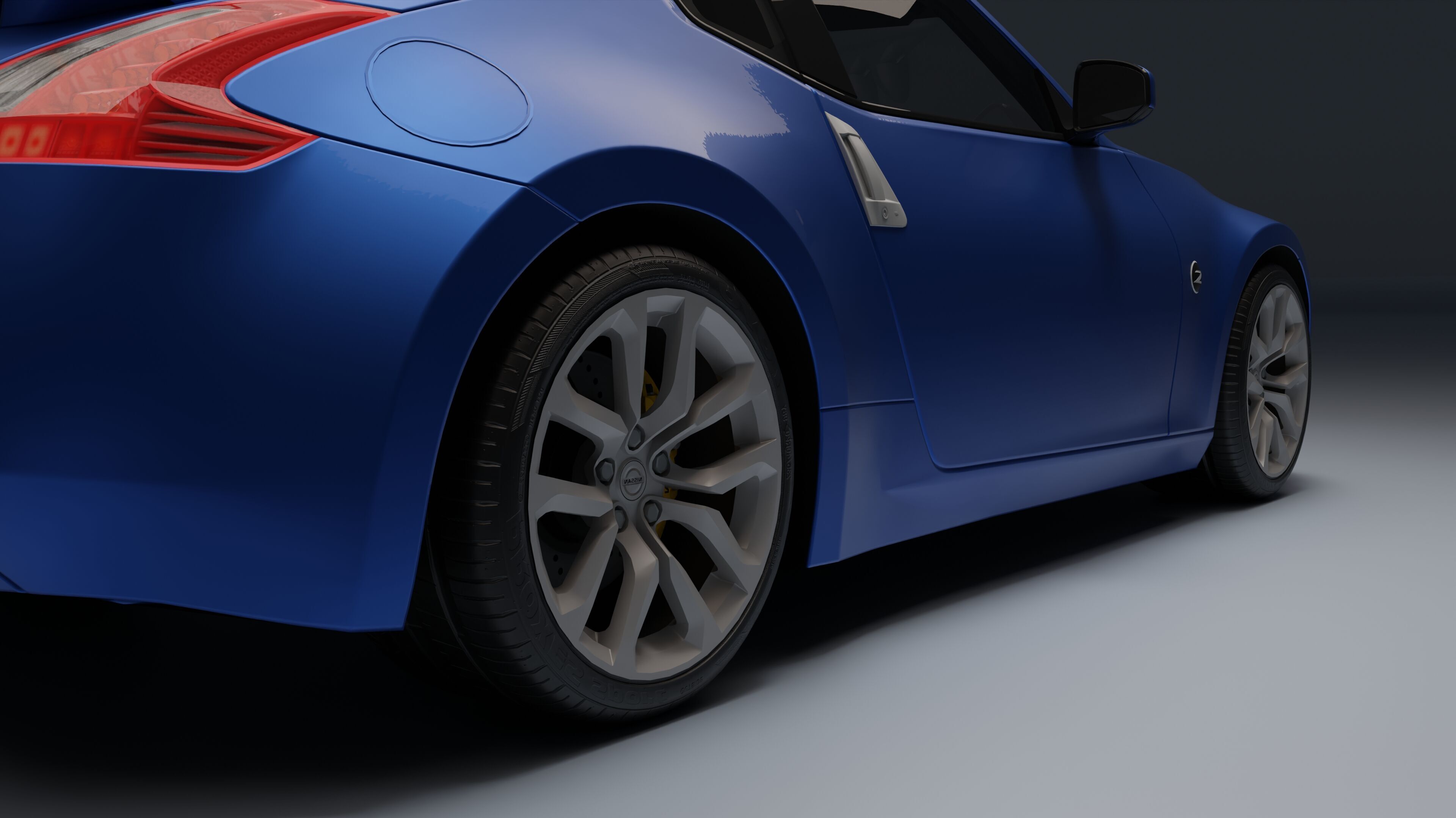 Nissan 370Z Low-poly 3D model_20