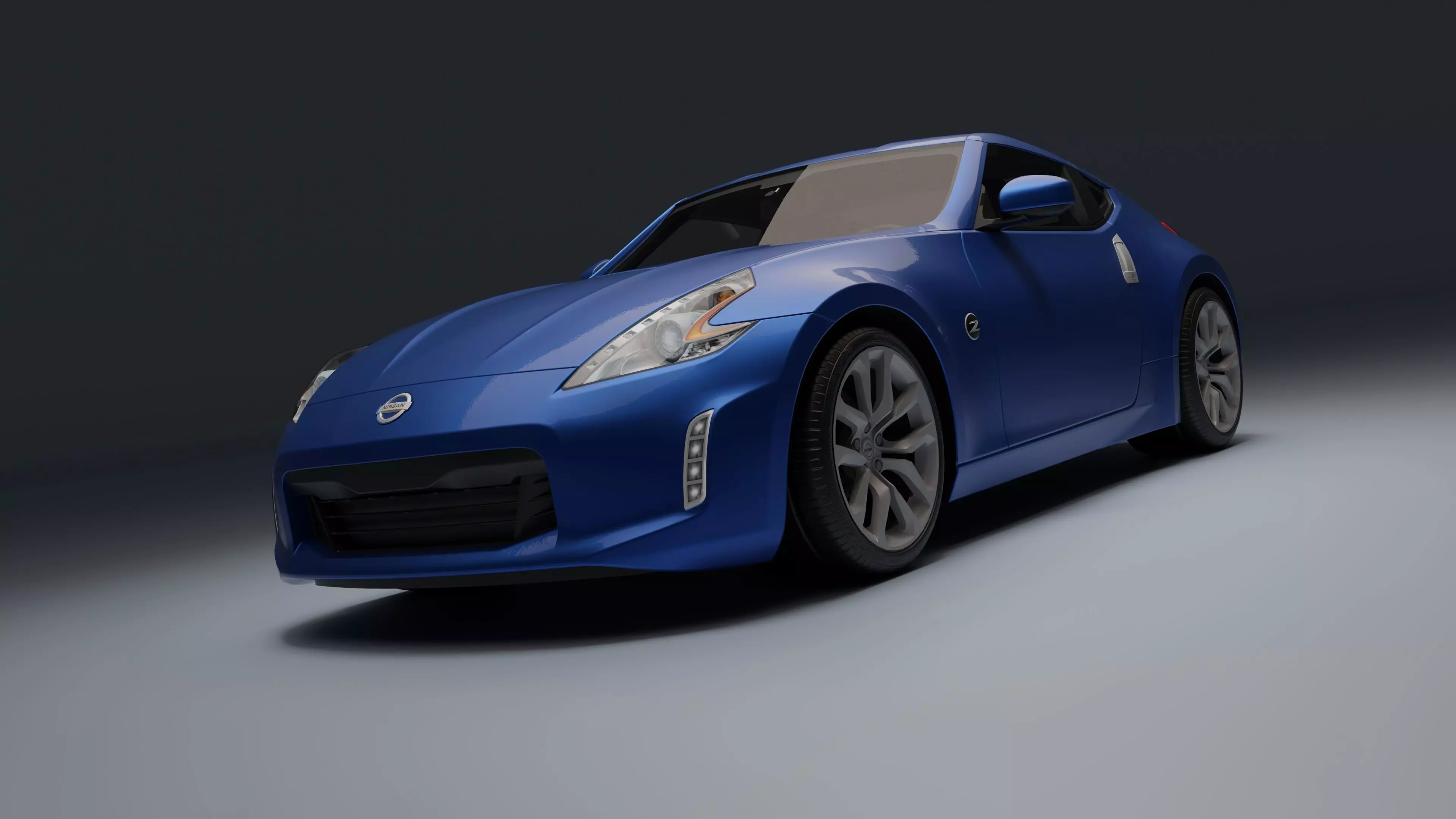 Nissan 370Z Low-poly 3D model_0