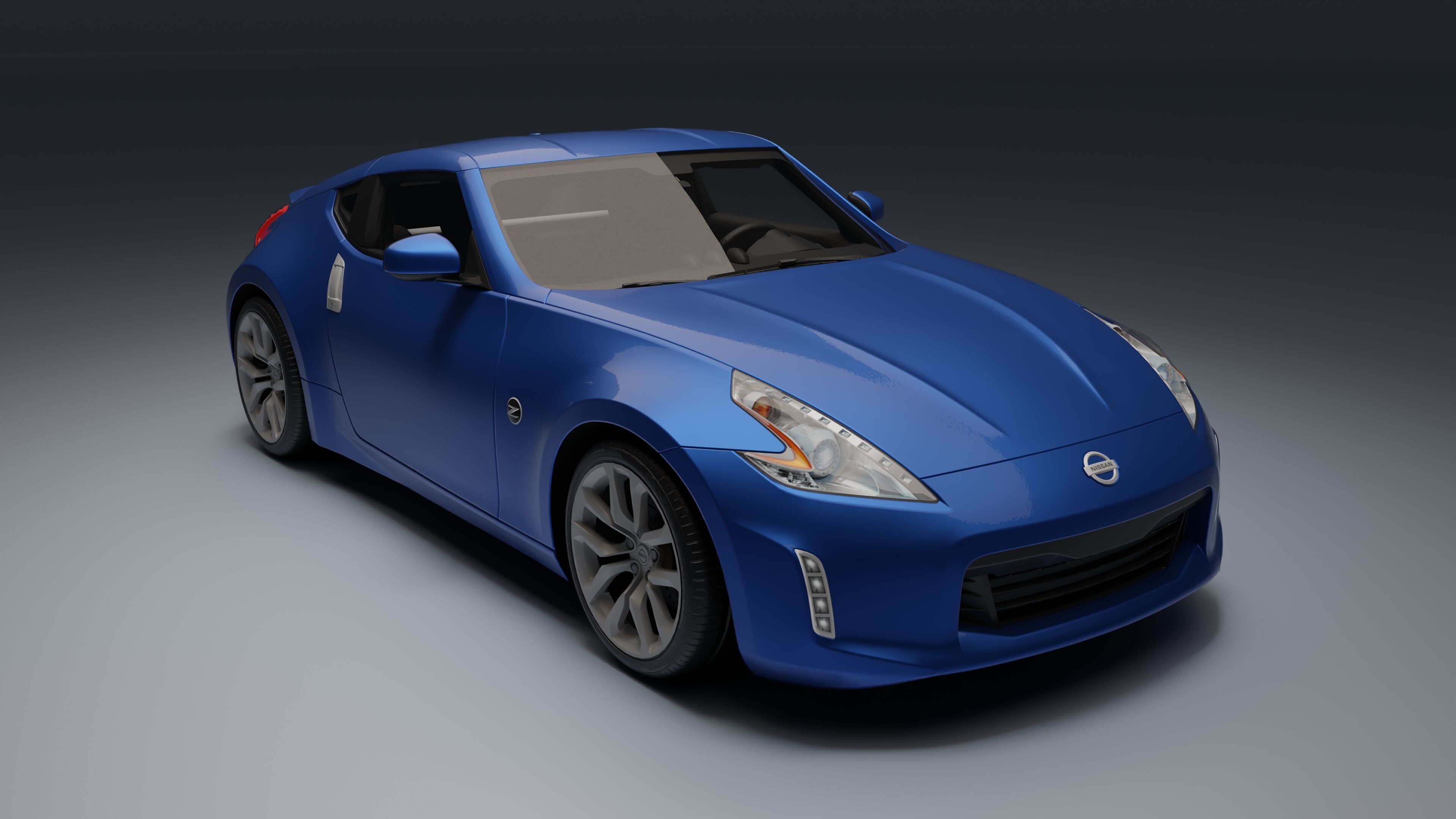 Nissan 370Z Low-poly 3D model_10
