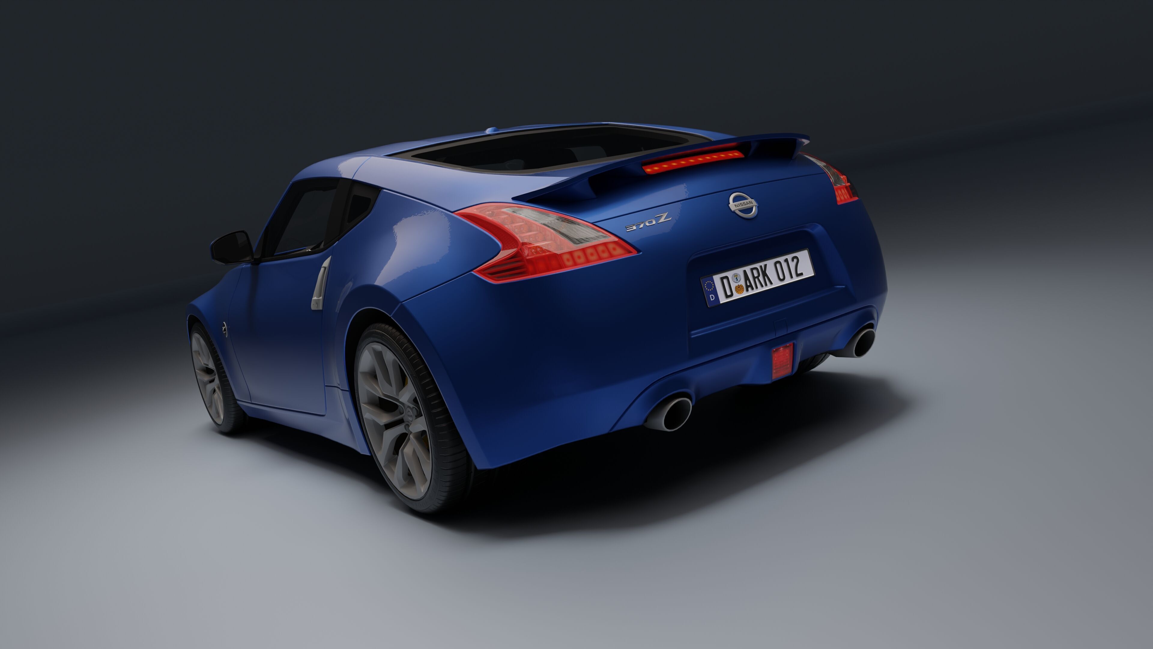 Nissan 370Z Low-poly 3D model_29