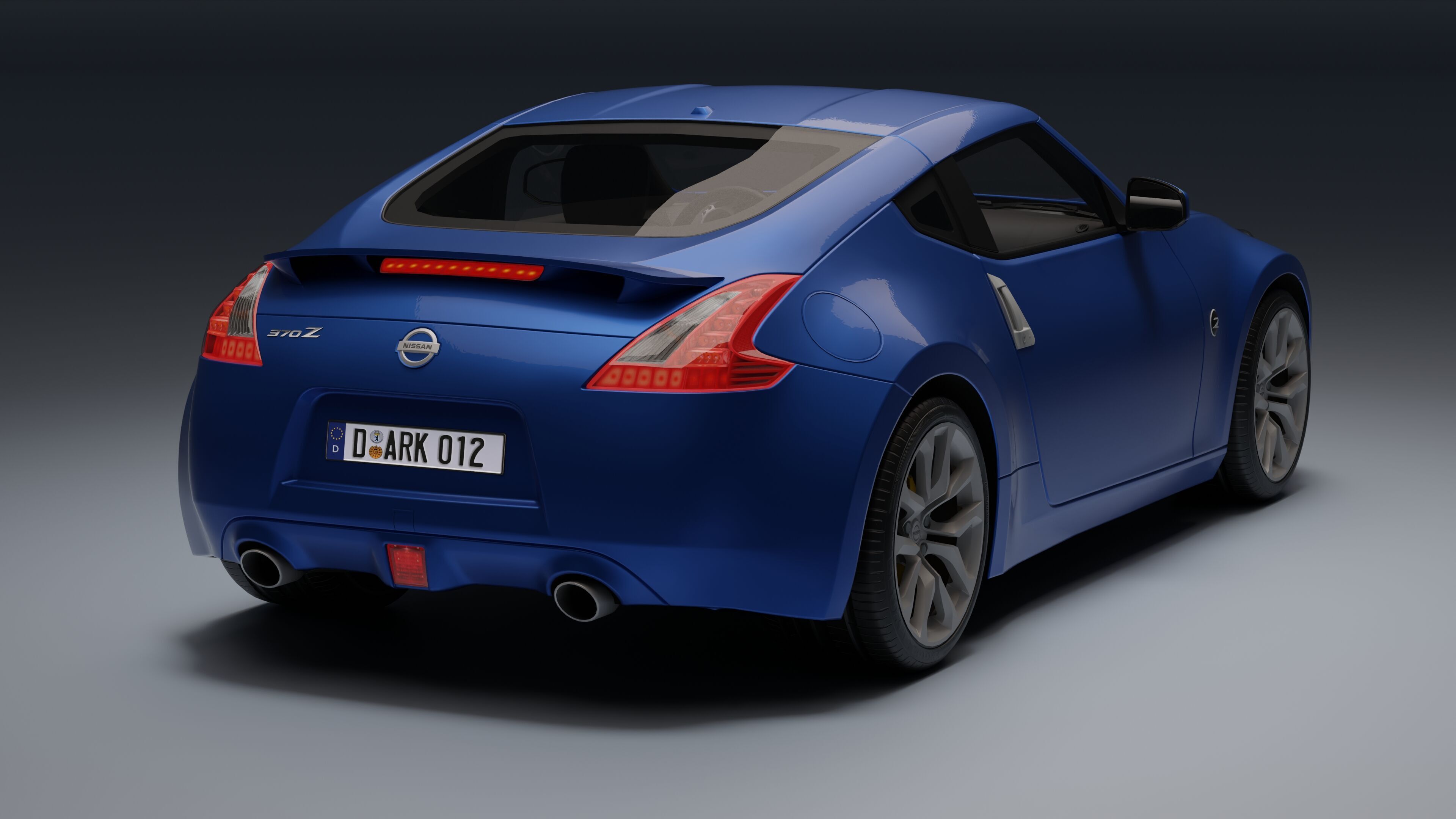 Nissan 370Z Low-poly 3D model_13