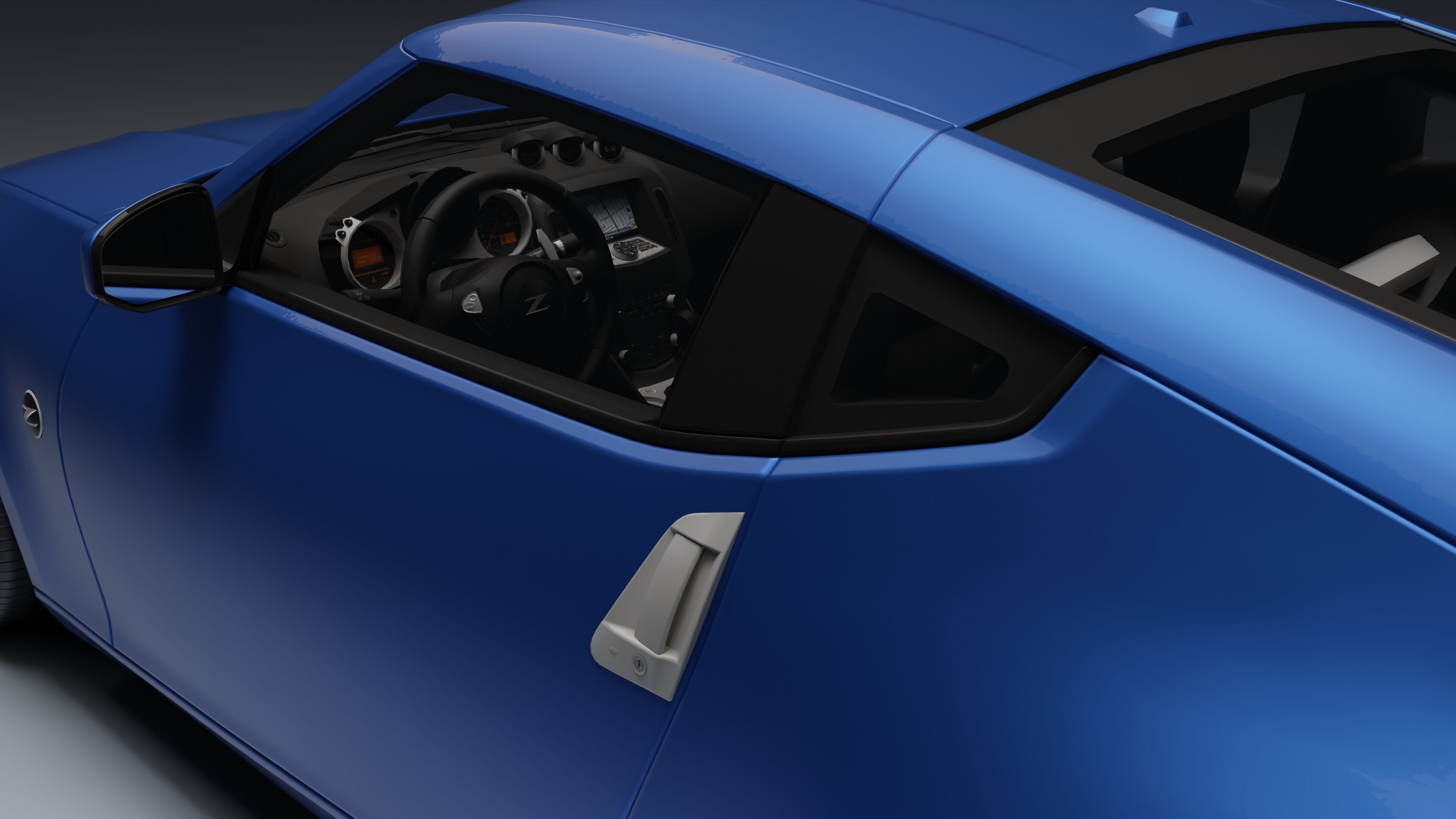 Nissan 370Z Low-poly 3D model_6