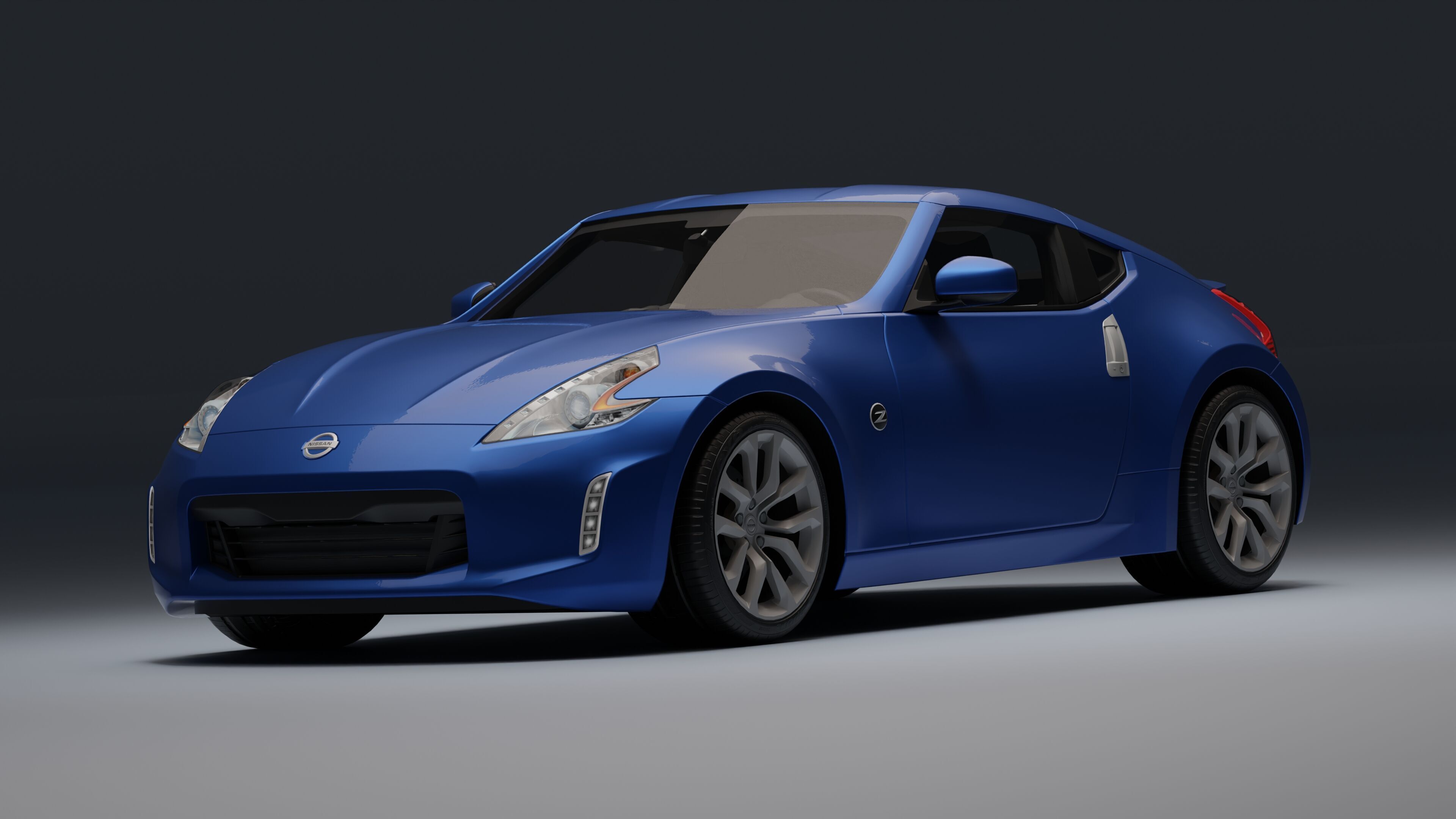 Nissan 370Z Low-poly 3D model_31