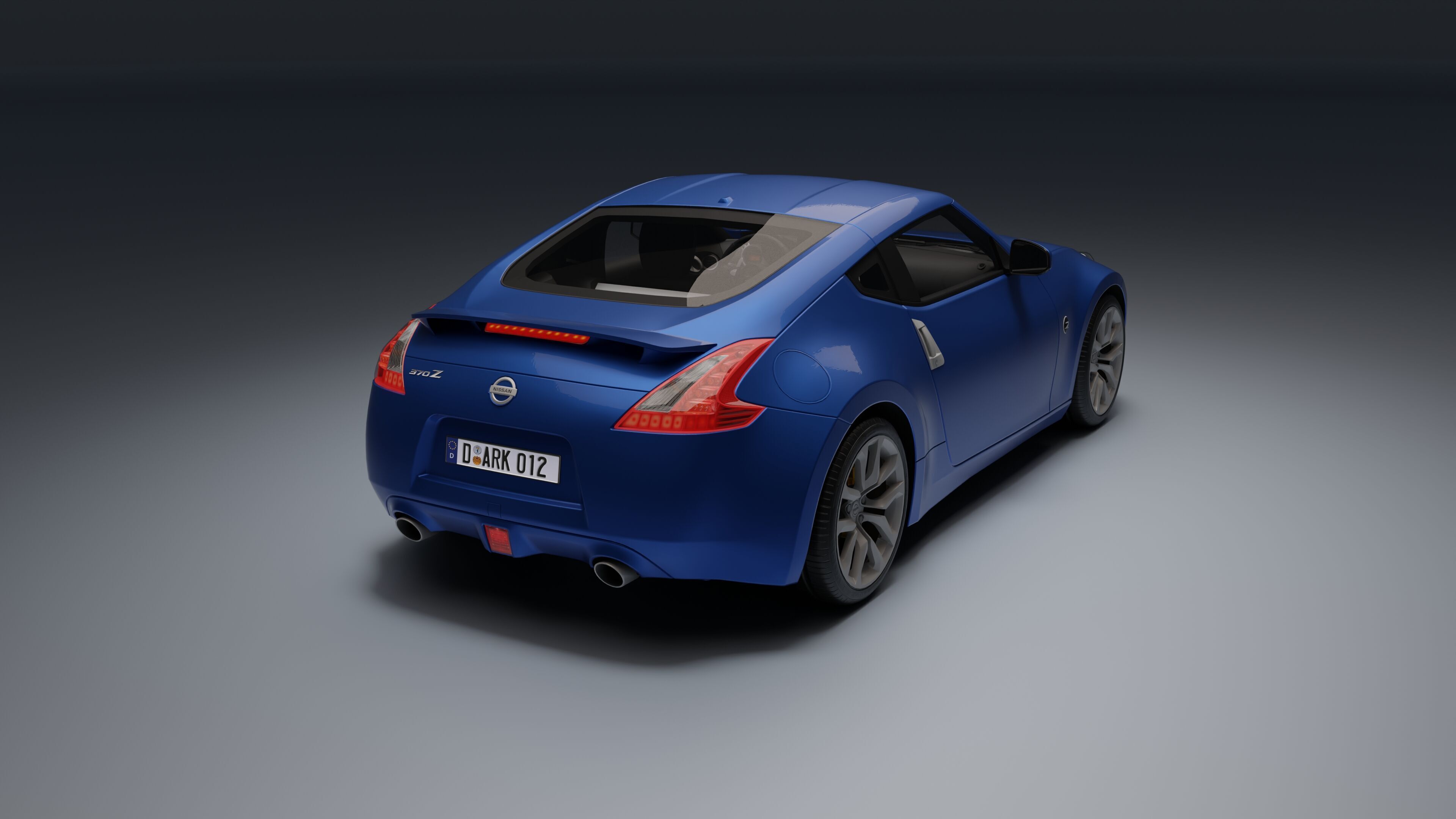 Nissan 370Z Low-poly 3D model_14