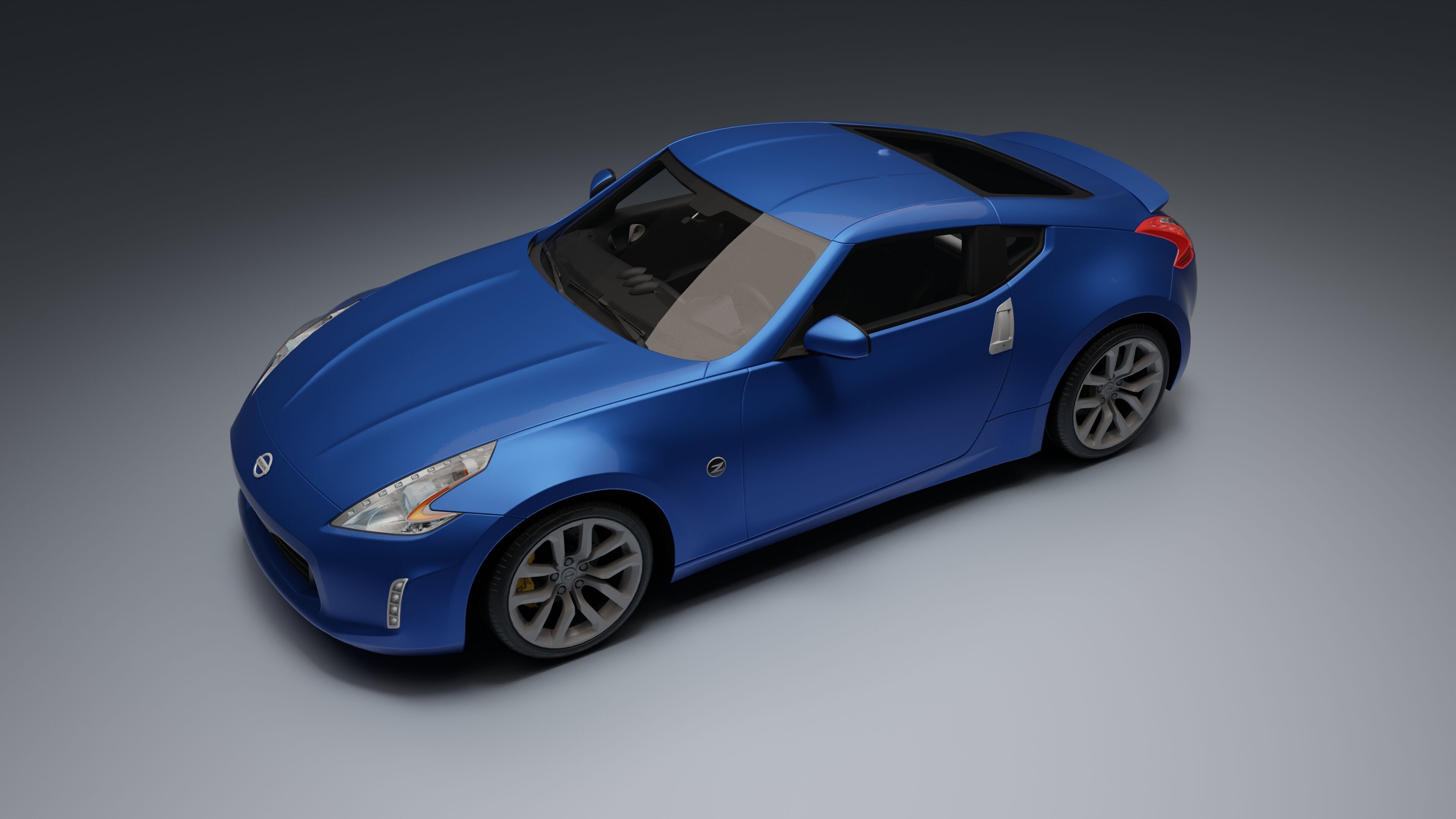 Nissan 370Z Low-poly 3D model_17