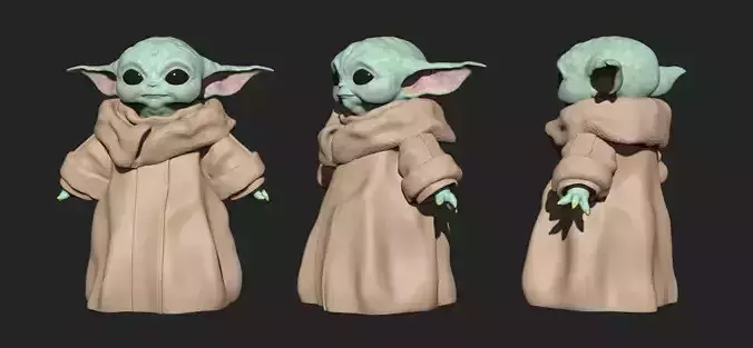 Standing Grogu - Baby Yoda