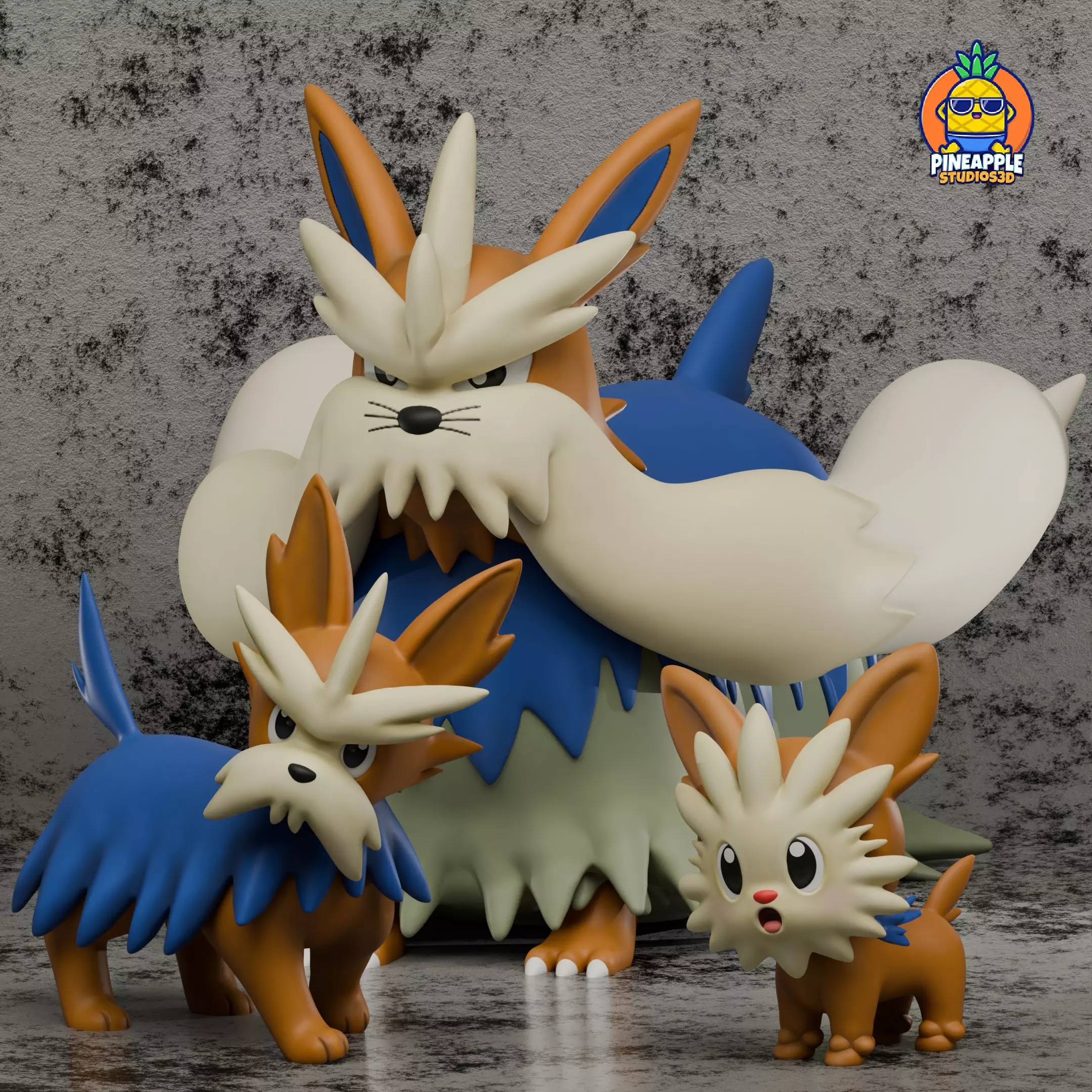 lilipup herdier and stouland 3D print model_0