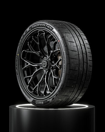 Pirelli Trofeo RS 265 35 ZR21 3D model