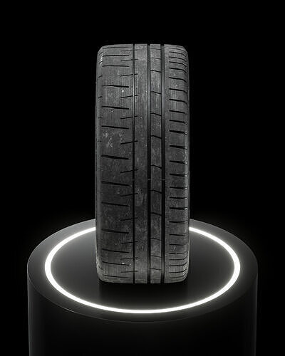 Pirelli Trofeo RS 265 35 ZR21 3D model 7