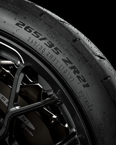 Pirelli Trofeo RS 265 35 ZR21 3D model 4