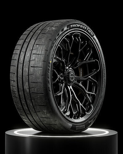 Pirelli Trofeo RS 265 35 ZR21 3D model 6