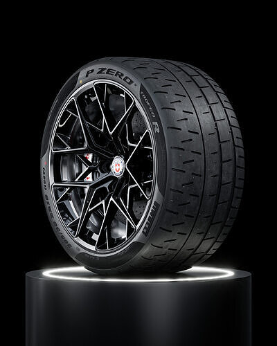 Pirelli Trofeo R 305 30 ZR19 3D model