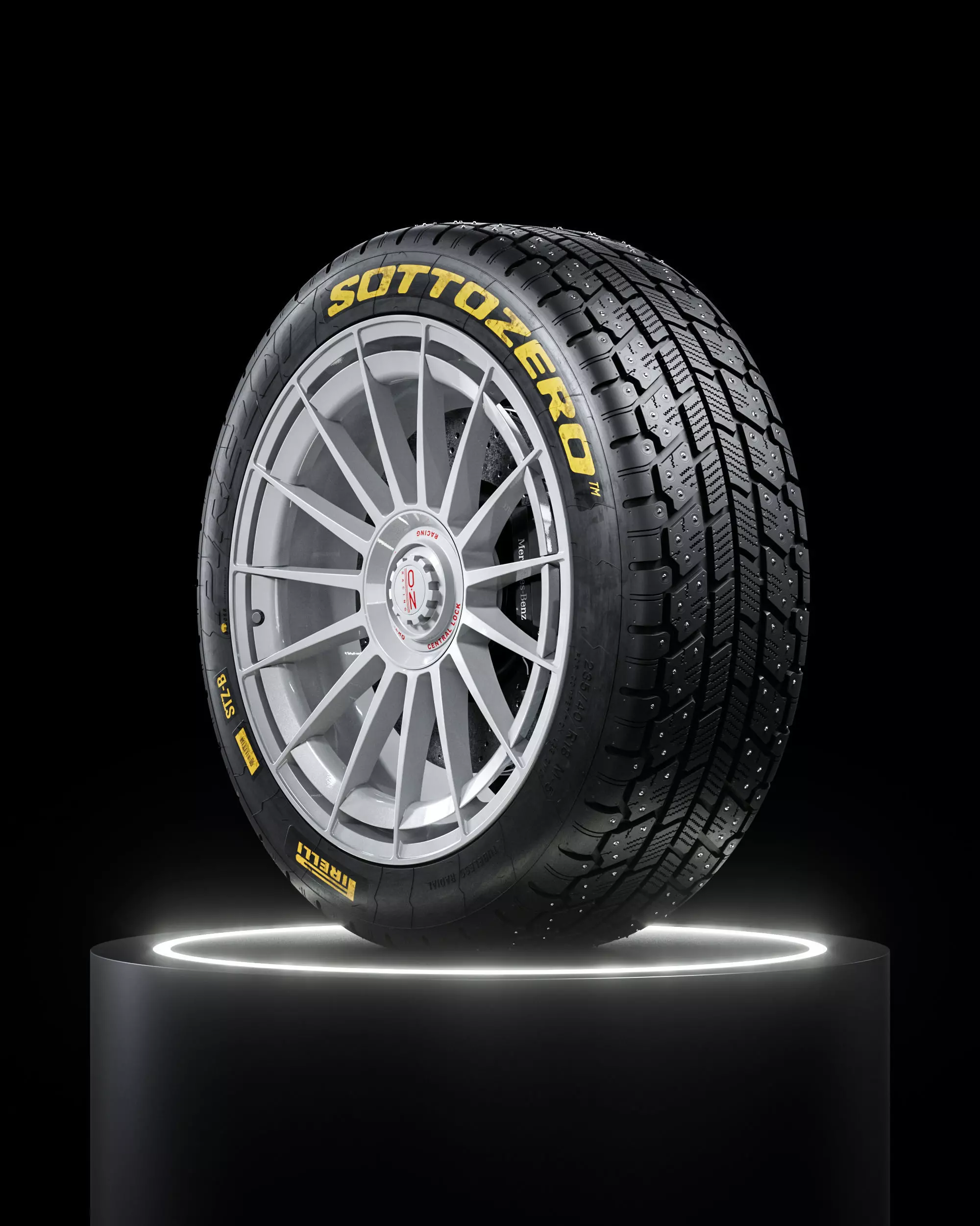 Pirelli Sottozero 235 40 R18 3D model