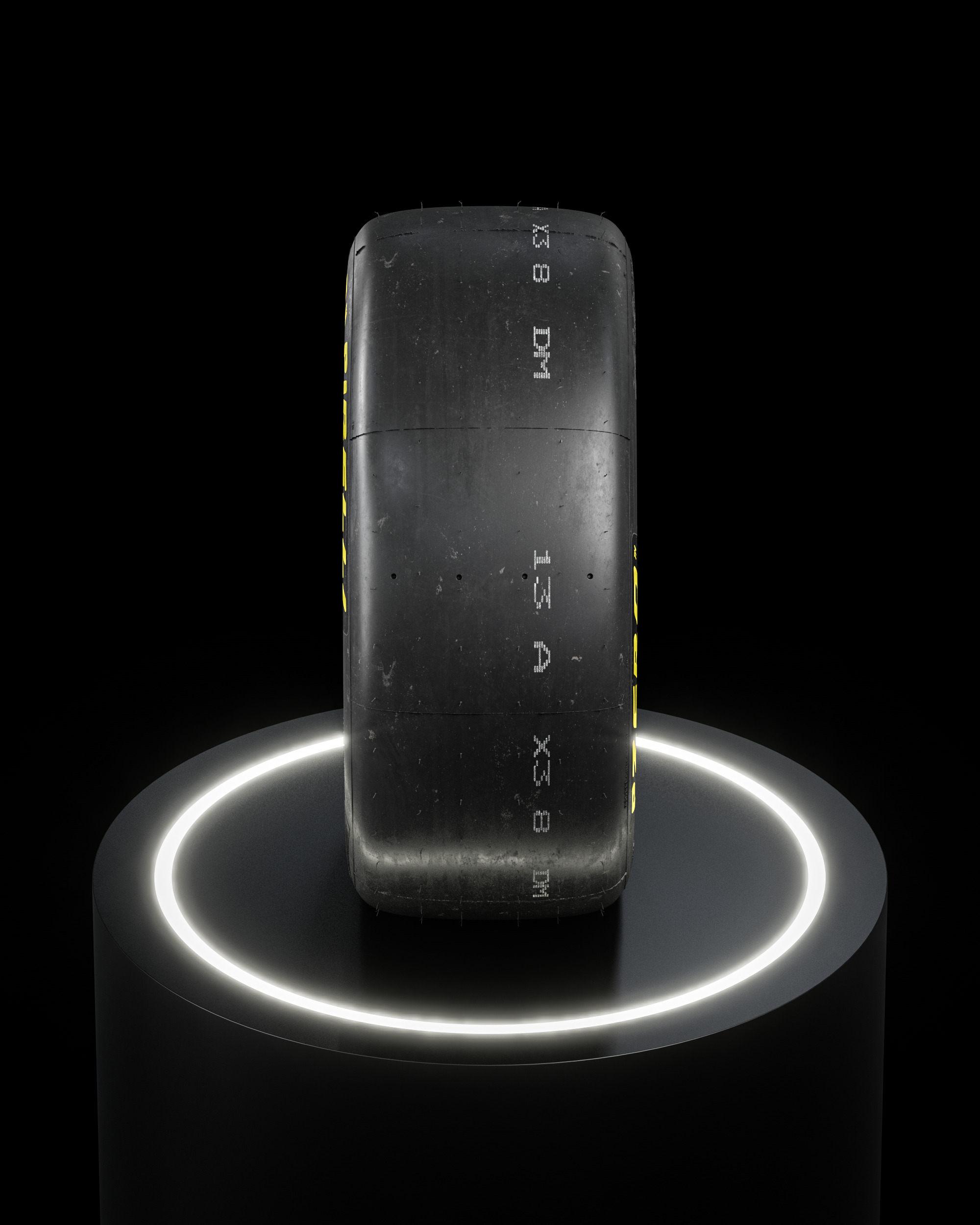 Pirelli Slick 245 620 R17 DM 3D model_6