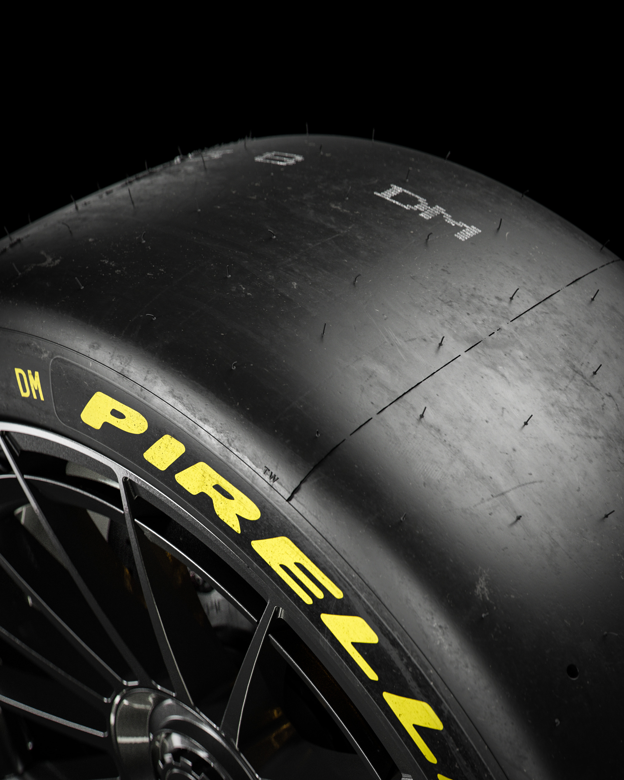 Pirelli Slick 245 620 R17 DM 3D model_7