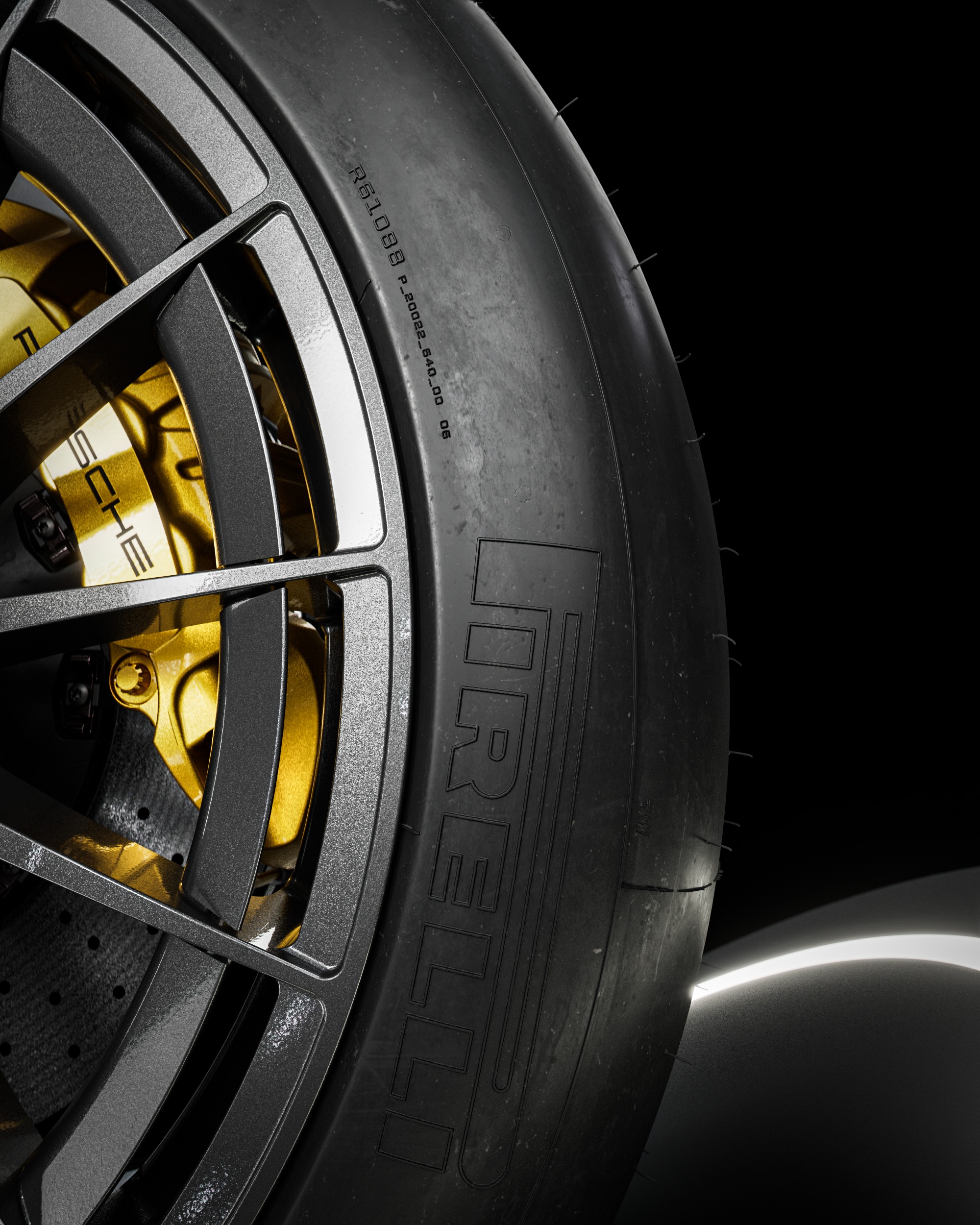 Pirelli Slick 245 620 R17 DM 3D model_1