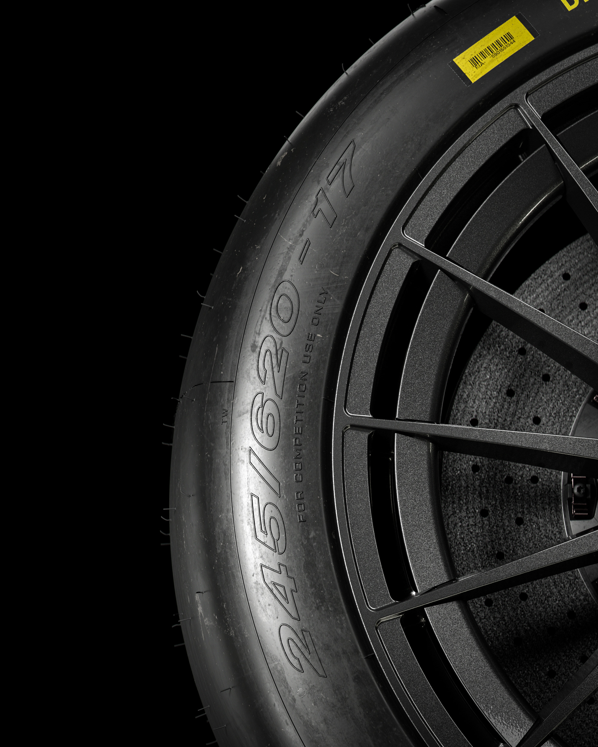 Pirelli Slick 245 620 R17 DM 3D model_2