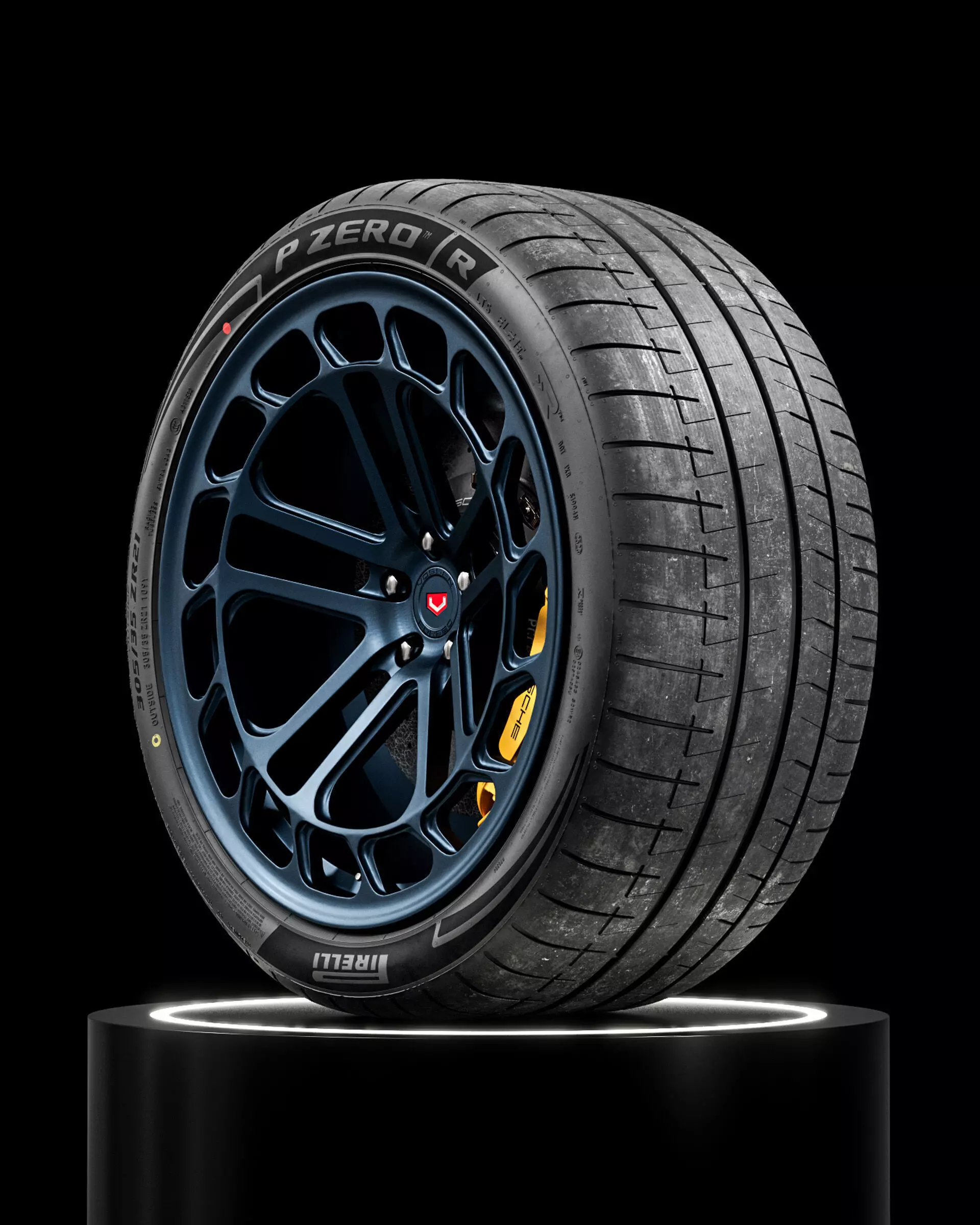 Pirelli R 305 35 ZR21 109Y New Profile 3D model