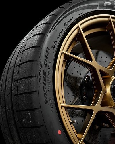 Pirelli R 305 35 ZR21 109Y 3D model 2