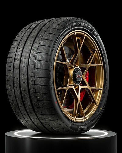 Pirelli R 305 35 ZR21 109Y 3D model 6