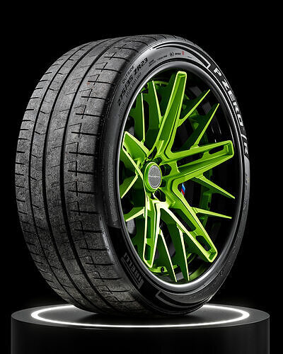 Pirelli R 275 35 R23 105Y 3D model 6