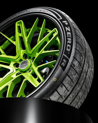 Pirelli R 275 35 R23 105Y 3D model 4