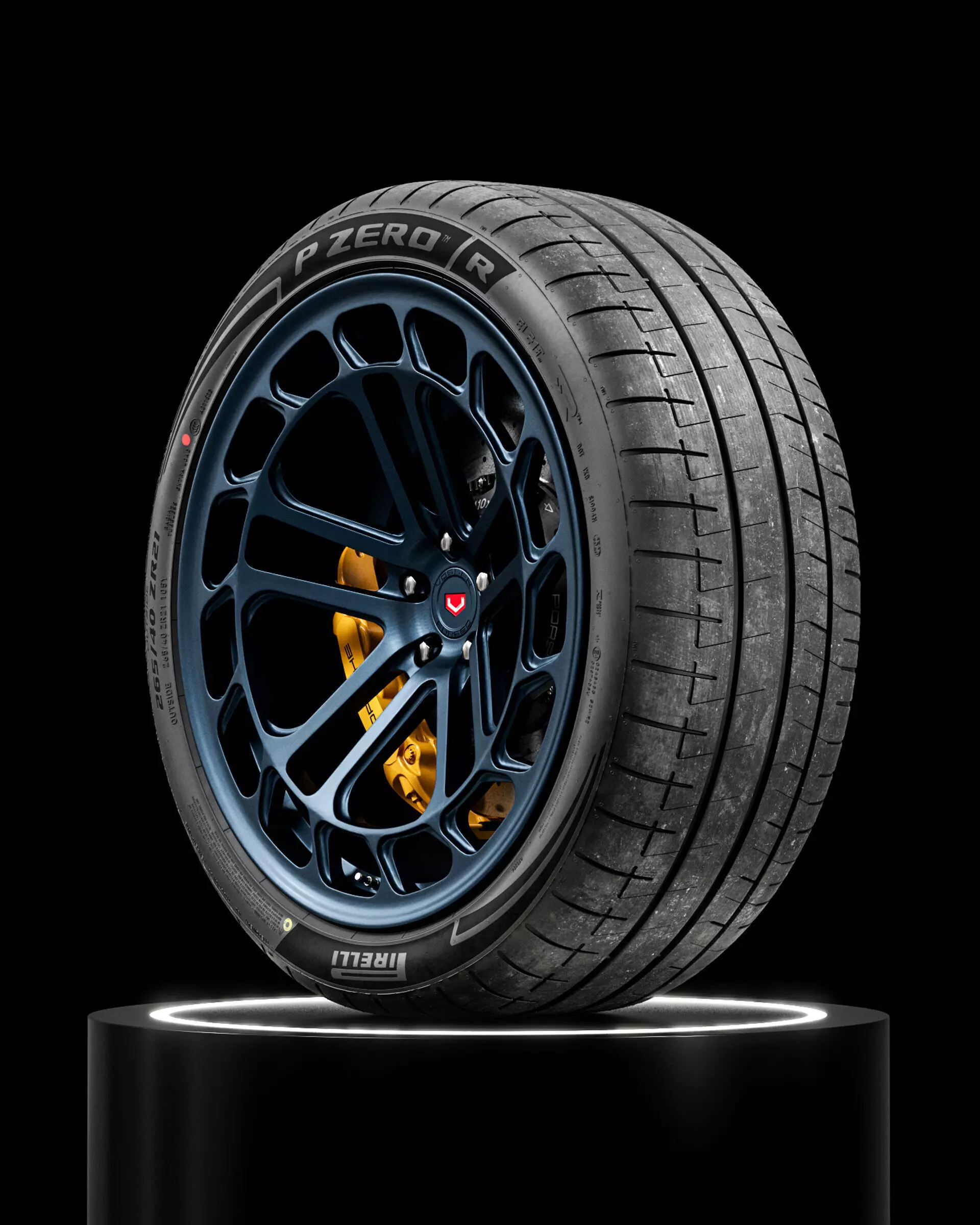 Pirelli R 265 40 ZR21 105Y New Profile 3D model