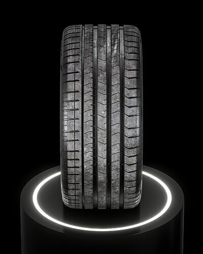 Pirelli PZ4 325 30 ZR23 109Y 3D model 7