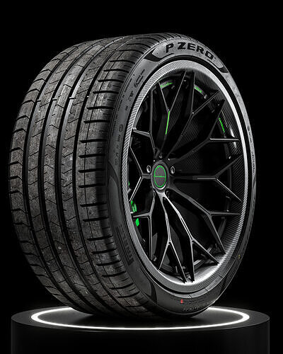 Pirelli PZ4 325 30 ZR23 109Y 3D model 6
